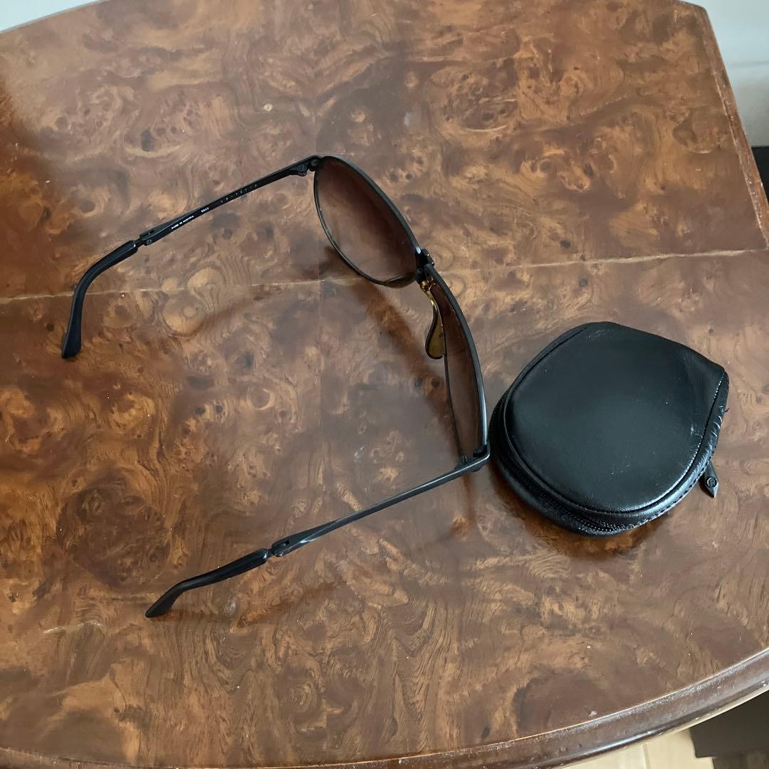Vintage Porsche Design Carrera Folding Sunglasses Brown Lens Black Frame 90s
