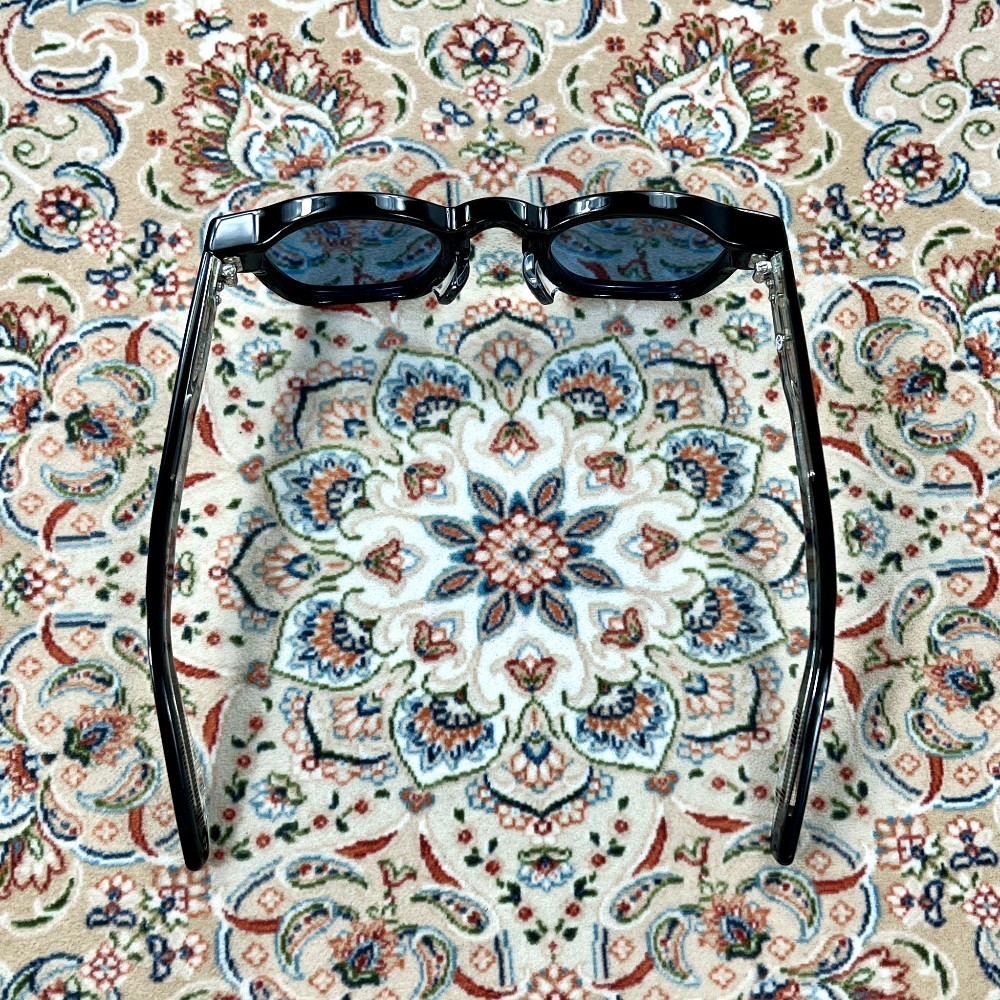 [A+, Size 44mm] Jacques Marie Mage Zephirin Titan Silver Sunglasses Black