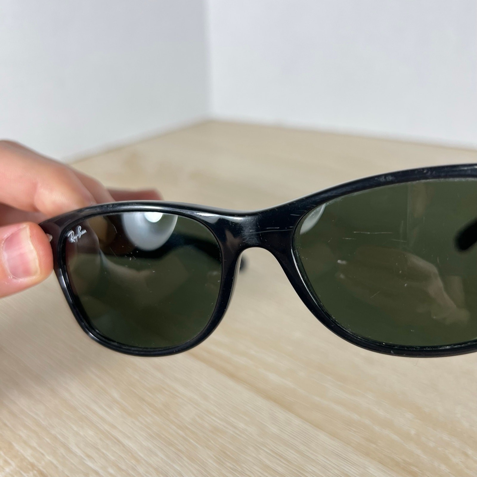 Ray-Ban RB2132 New Wayfarer 901 Sunglasses Black READ DESC 55-18 Italy