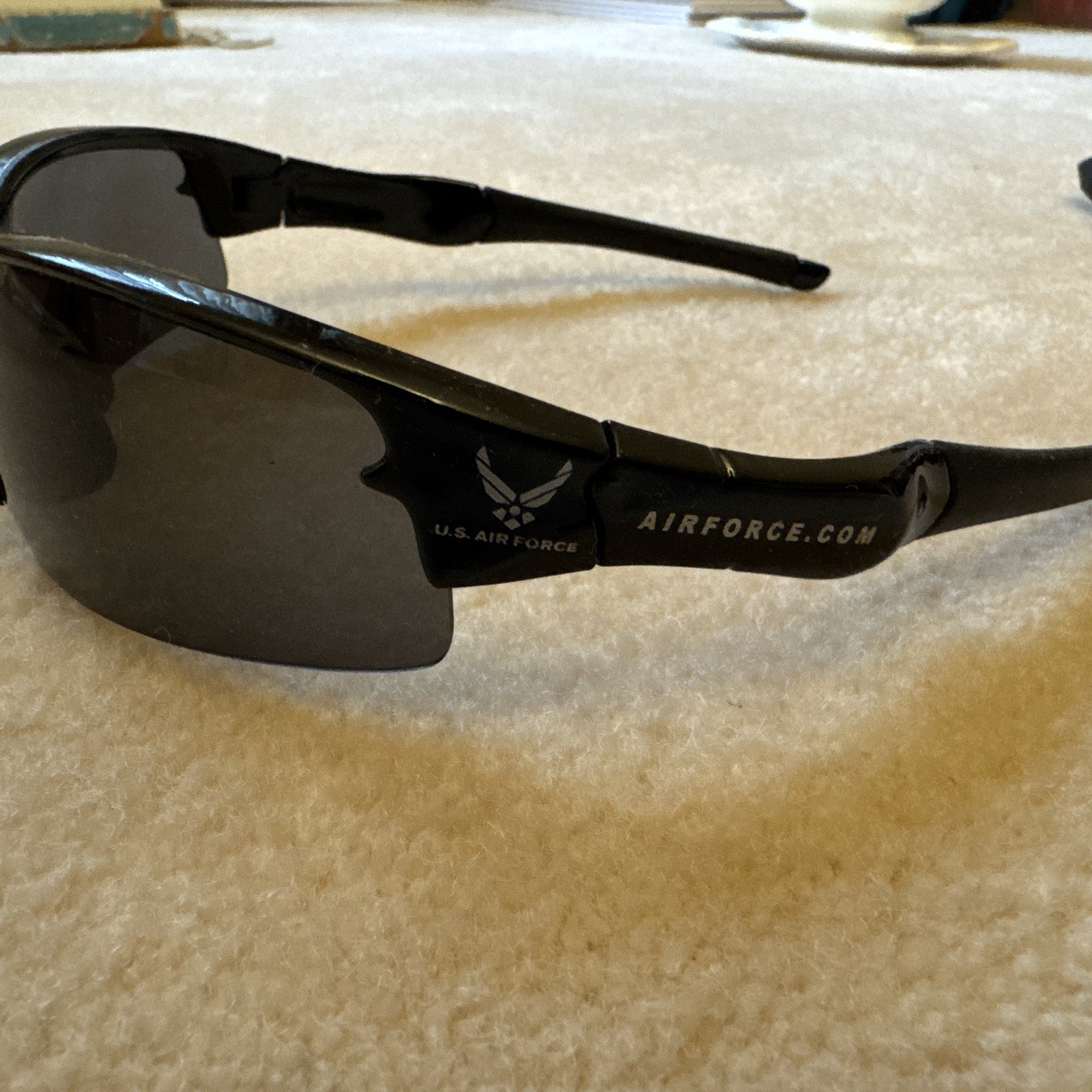 U.S Air Force Sunglasses Black Wraparound United States New Unworn