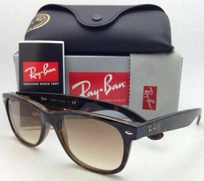 New Ray-Ban Sunglasses RB 2132 710/51 55-18 NEW WAYFARER Havana / Brown Gradient
