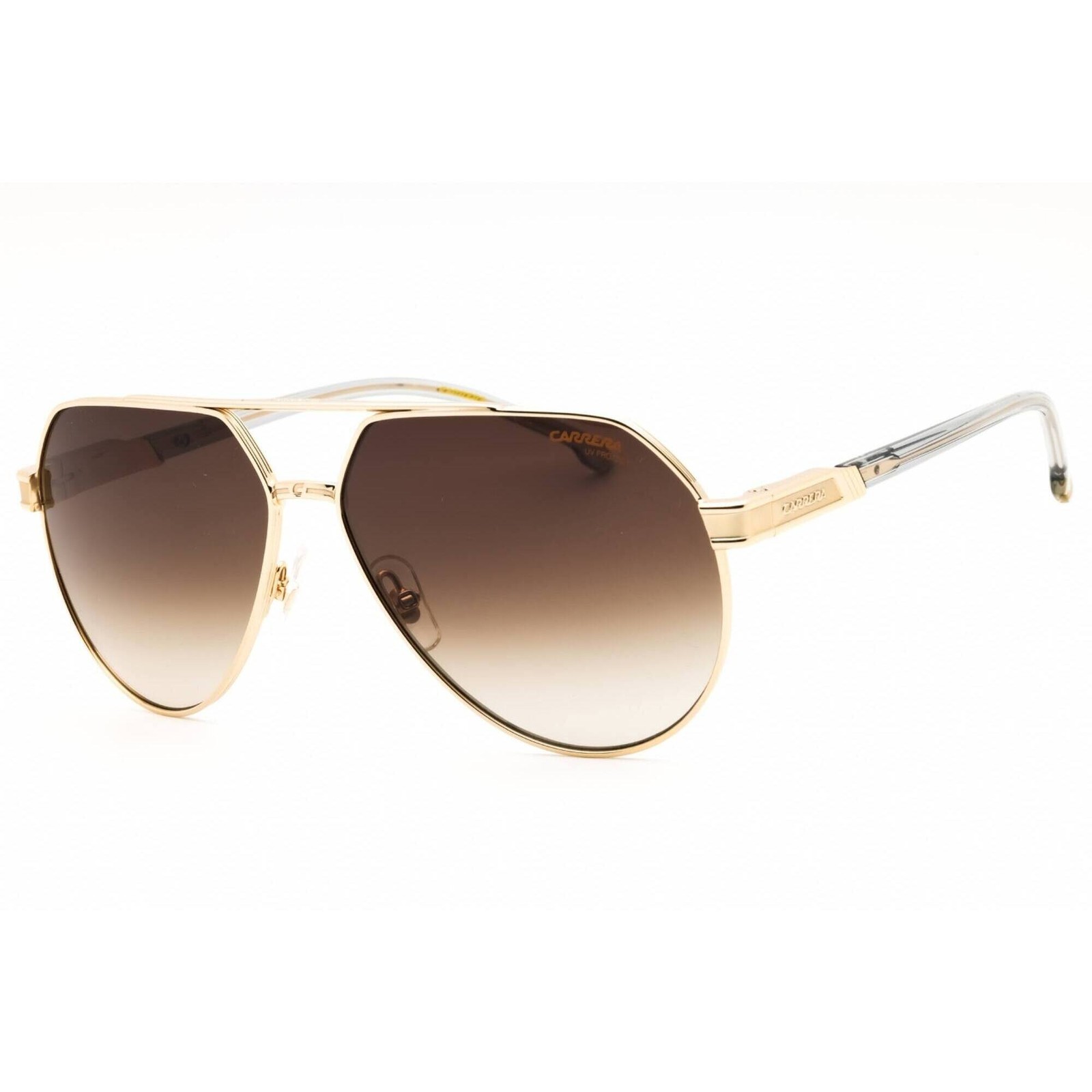 Carrera Men’s Sunglasses Gold Metal Aviator Shape Full Rim Frame 1067/S 02F7 HA