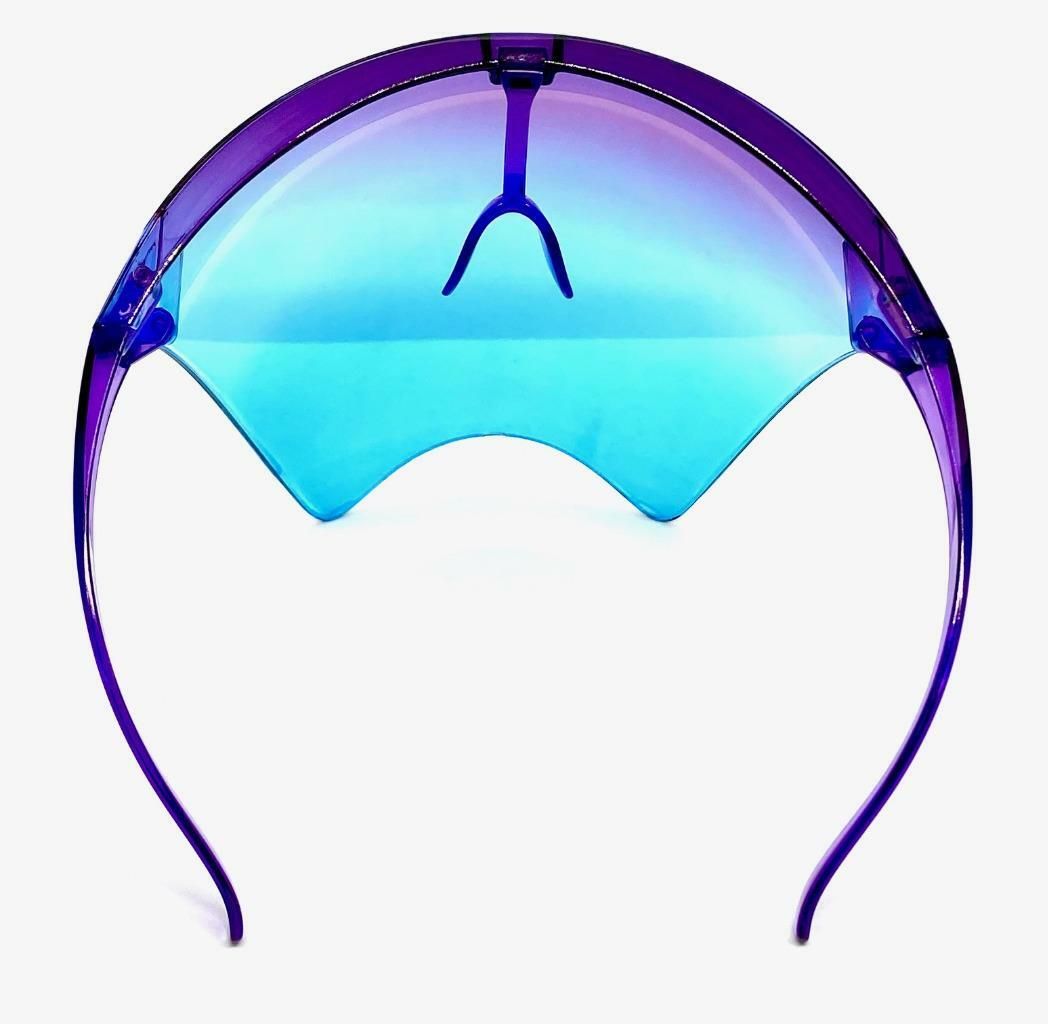 Oversized Bubble Face Shield Visor SUN GLASSES Protective Eyewear Anti Fog Lens