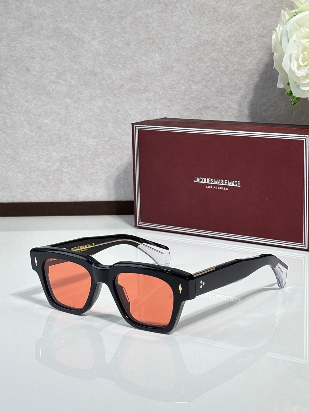 Jacques Marie Mage FELLINI Black/Orange 51-20-150mm