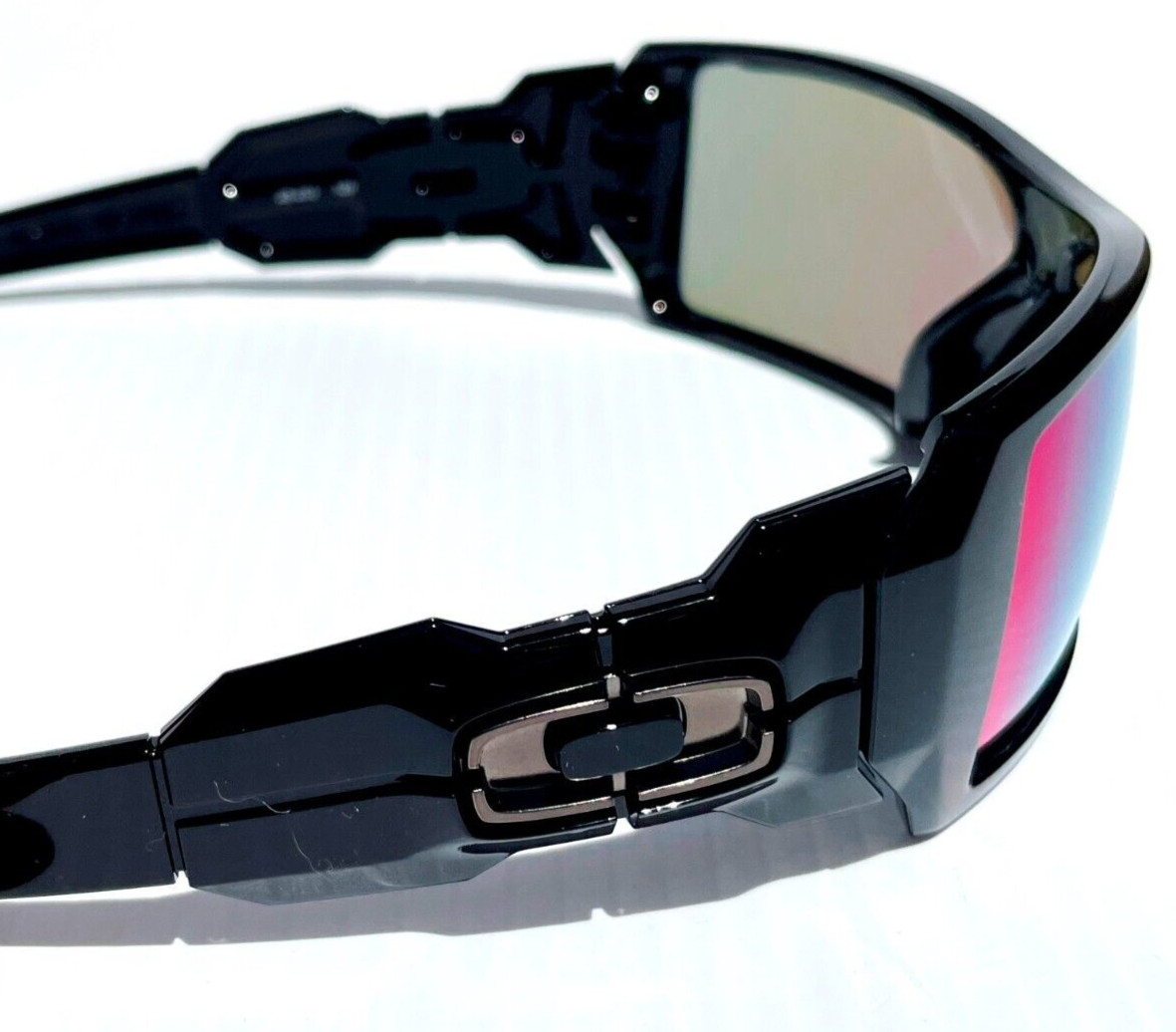 Oakley OIL RIG polished BLACK POLARIZED Galaxy JADE Mirror lens Sunglass 9081