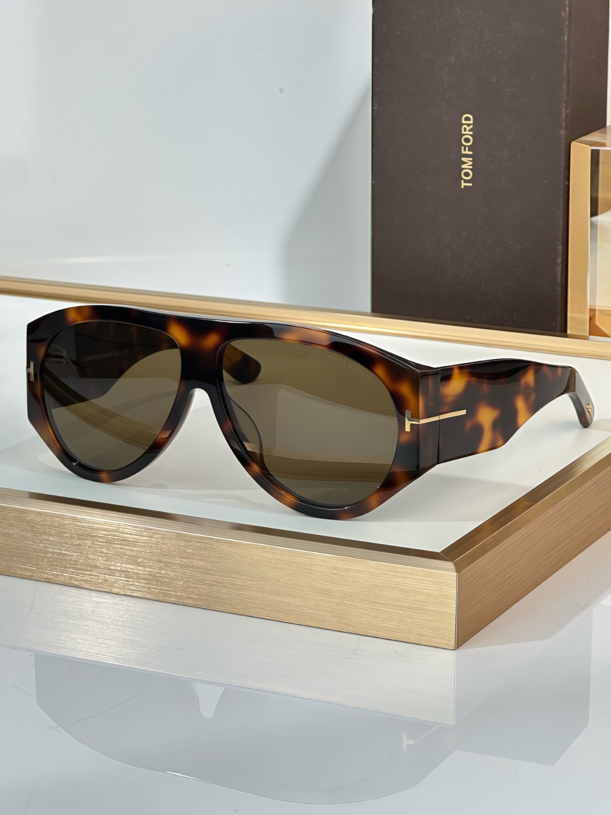 Tom Ford Bronson Sunglass TF1044 Havana/Brown 60-12-140mm New