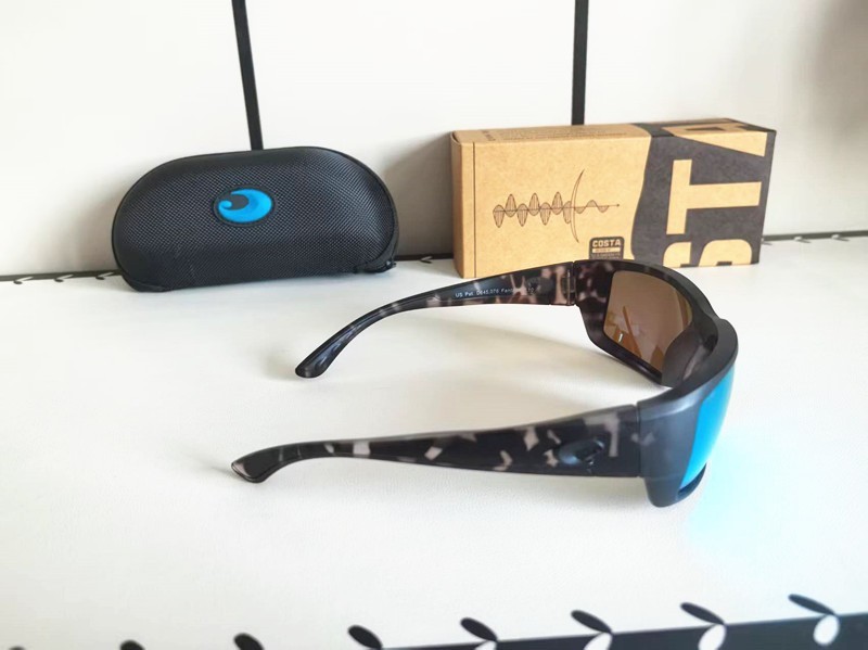 Costa Del Mar FANTAIL Tortoise Shell/ blue 580P Polarized Lenses