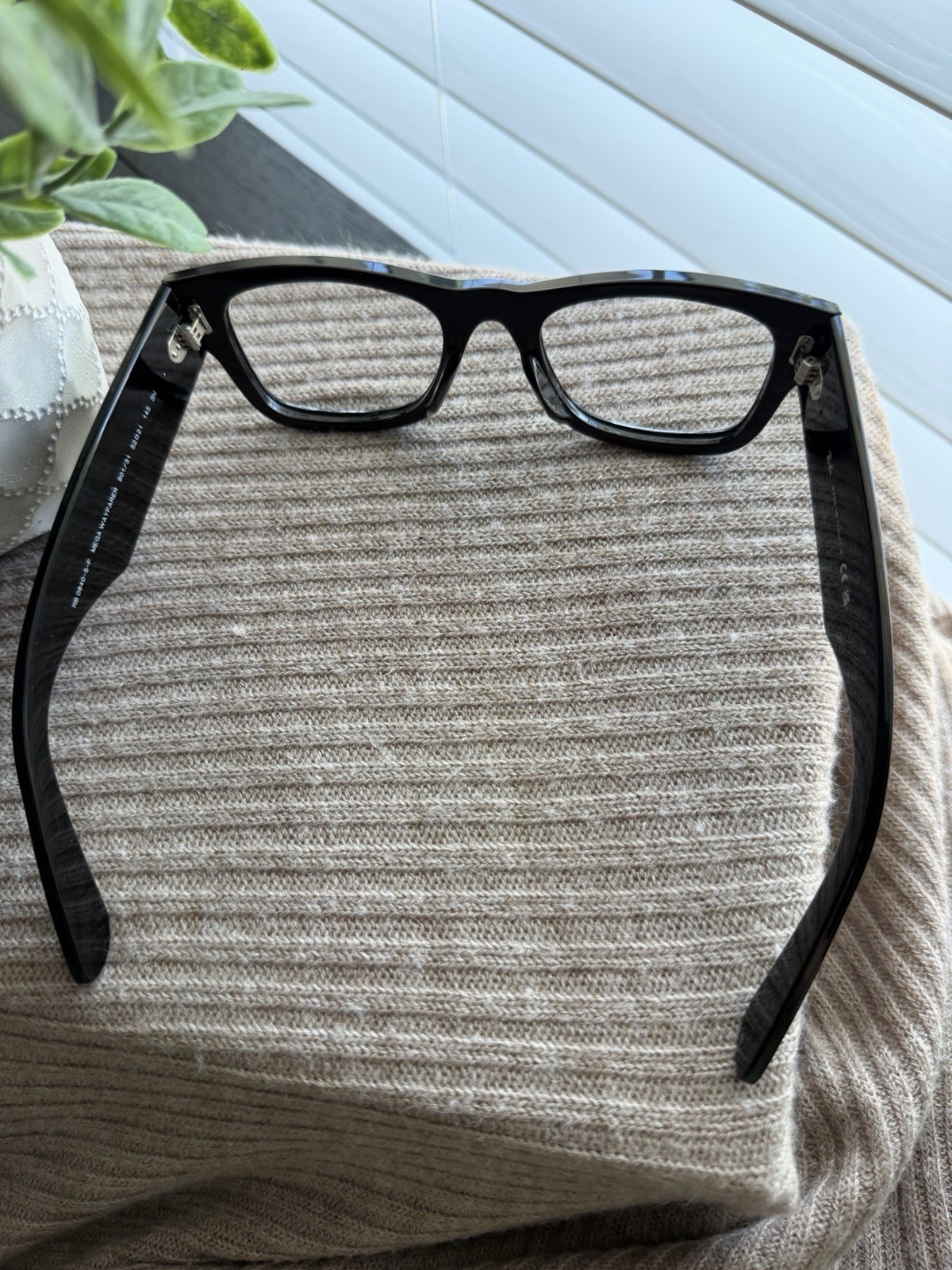 New Ray-Ban RB0840-S-F 901/31 Size 51-21-145 Mega Wayfarer