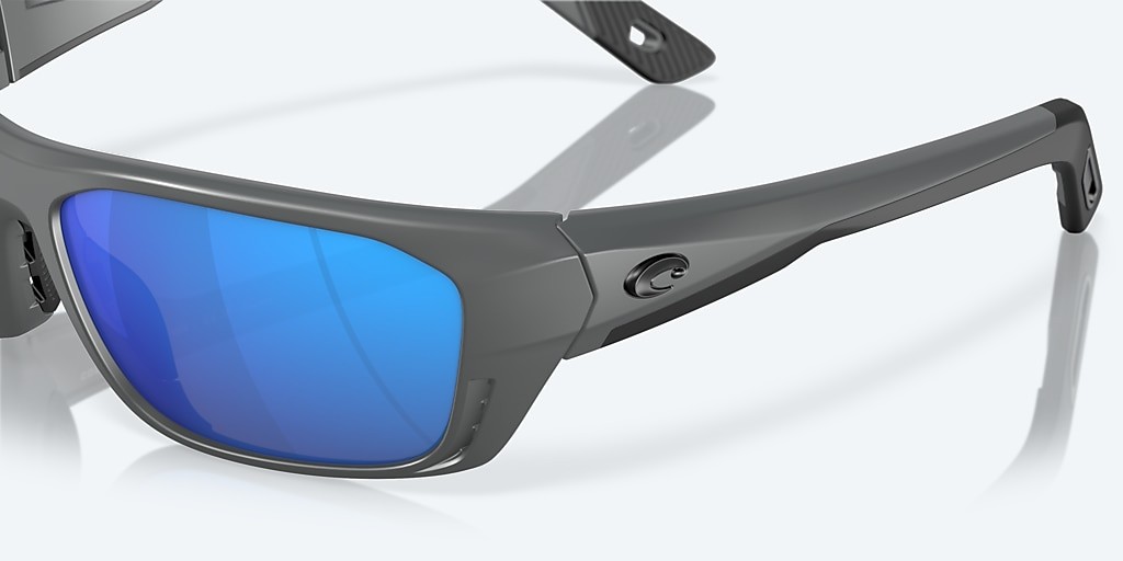 Costa Del Mar Whitetip Pro Matte Gray/Blue Mirror 580G Polarized 57mm Sunglasses