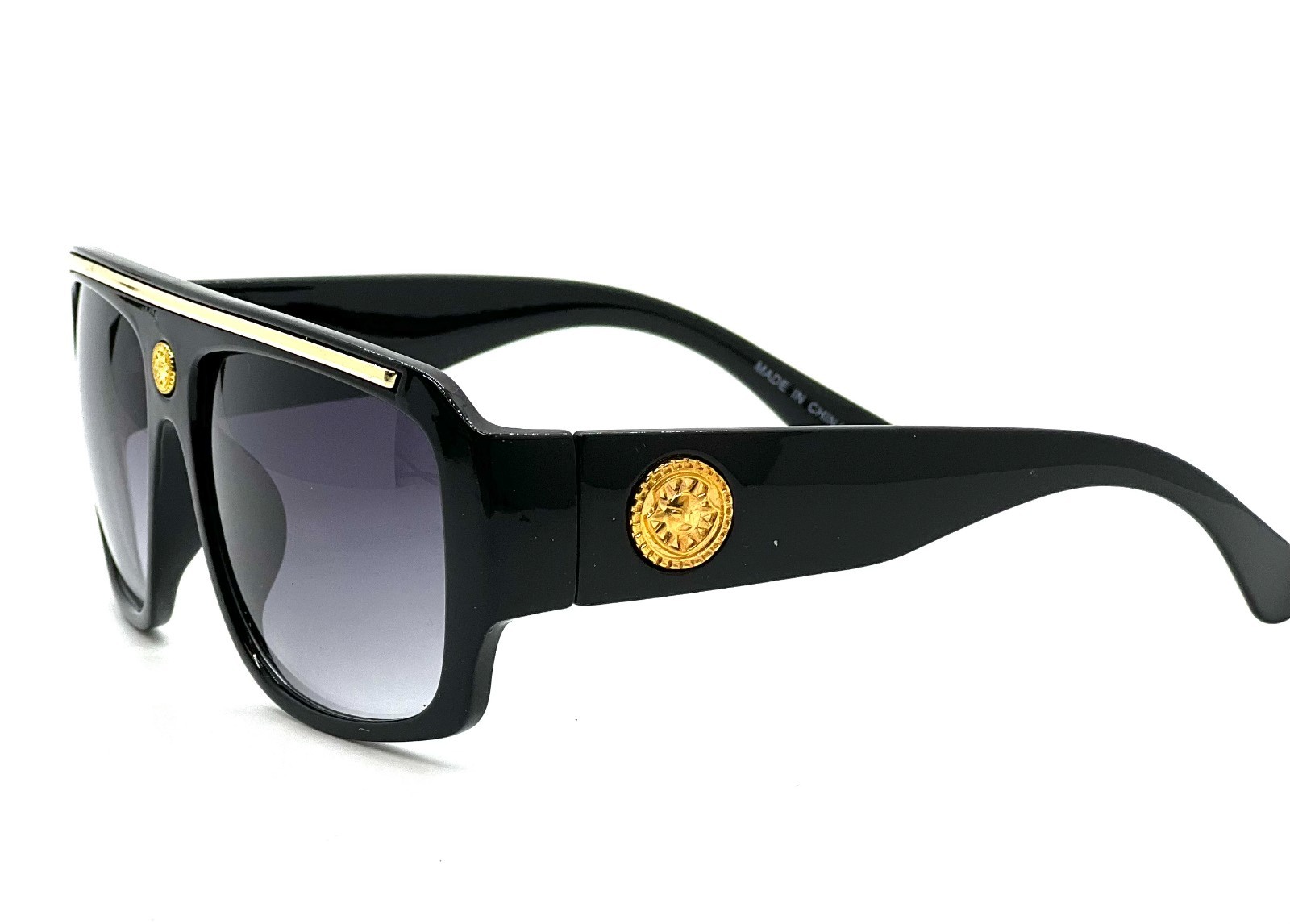 Men Clear Lens Eye Glasses Hip Hop Shades Fashion Oversized Designer Sunglasses