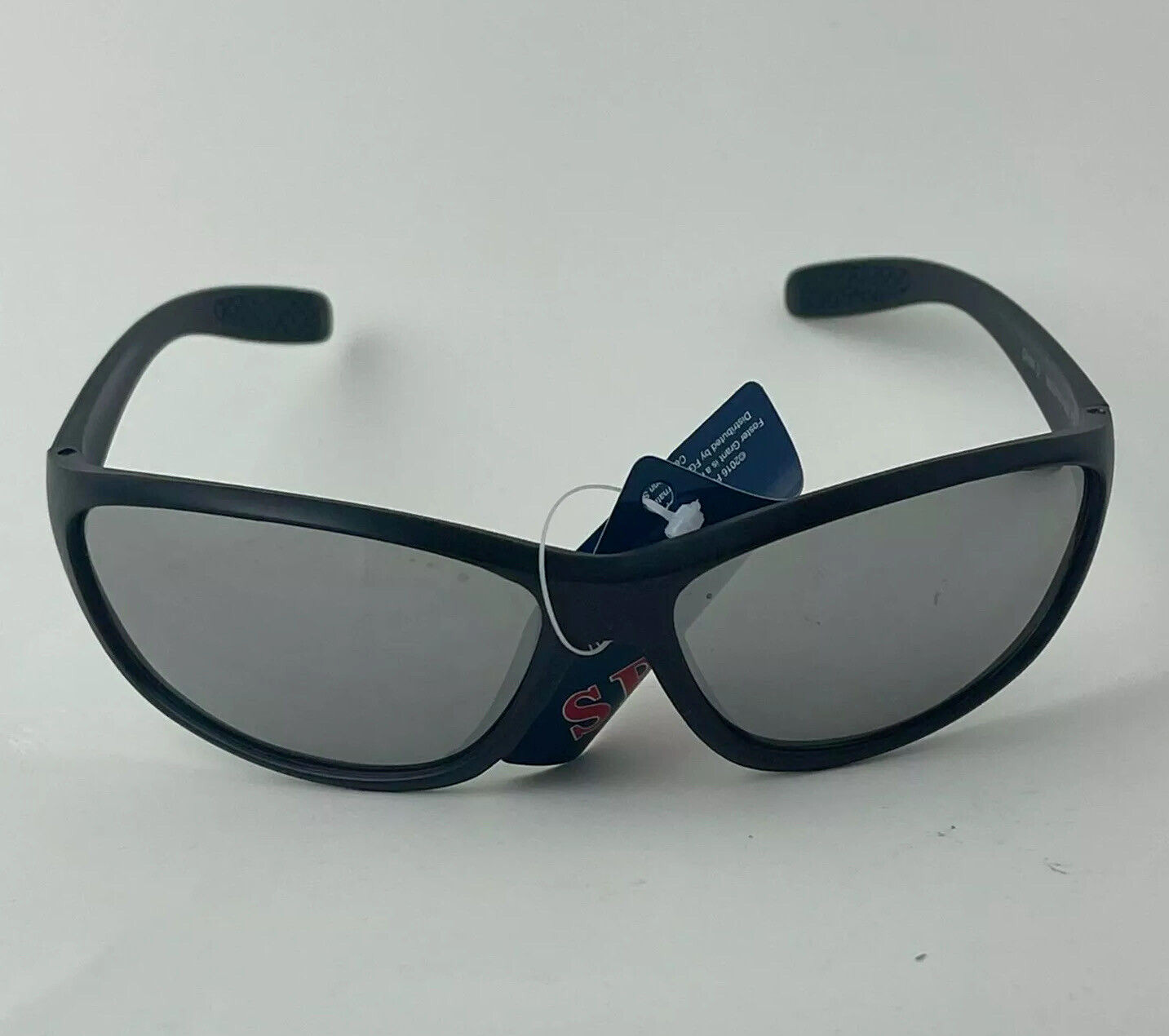 Sport Sunglasses For Men Wrap Tinted, 100%UVA/UVB Protection, Black / Gray Foul