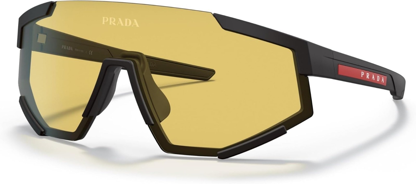 Prada PR27ZS Rectangular Sunglasses Havana Tortoise Brown Lens Unisex