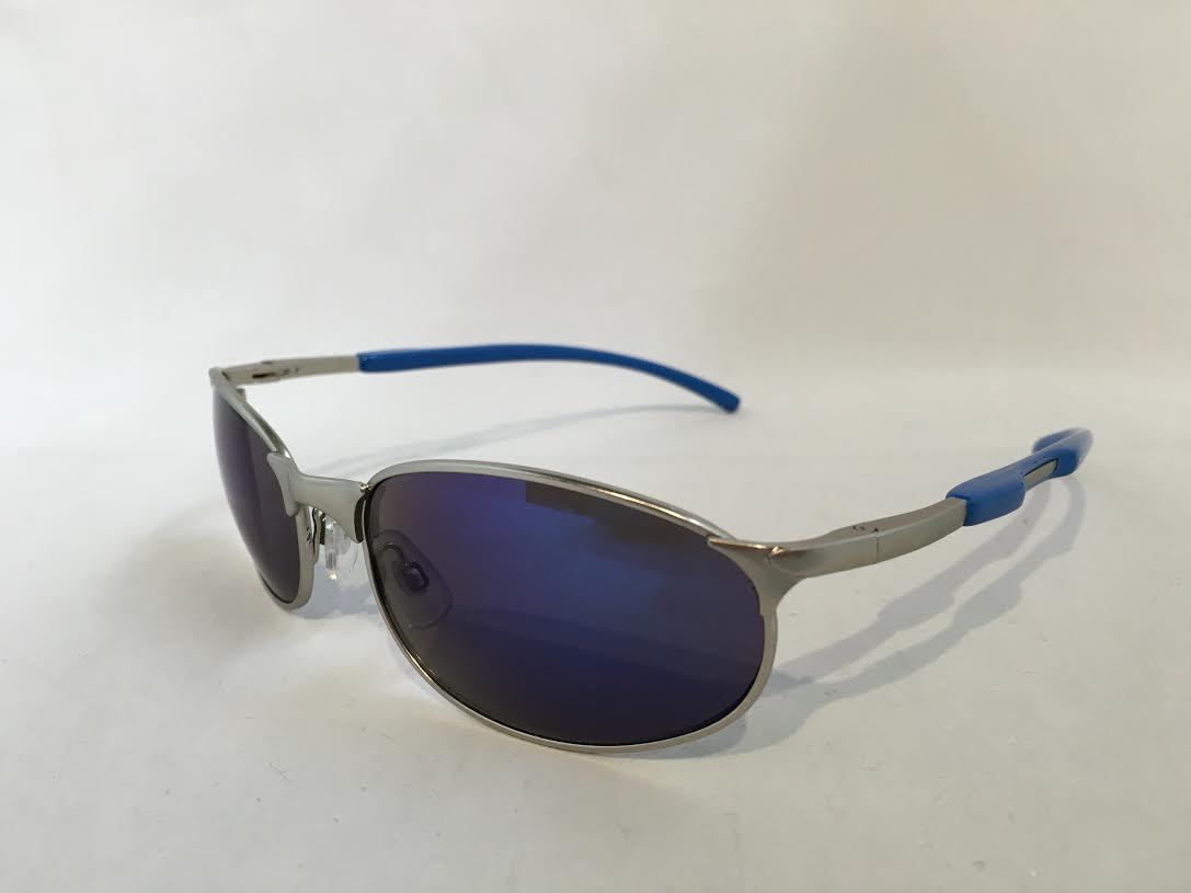 E1041 METAL SPORTS SUNGLASSES SPRING HINGE AND REVO LENS Wholesale 12 Pair