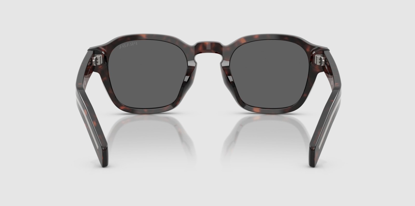 PRADA PR A16SF 17N731 Root Tortoise Dark Grey 53 mm Men’s Sunglasses
