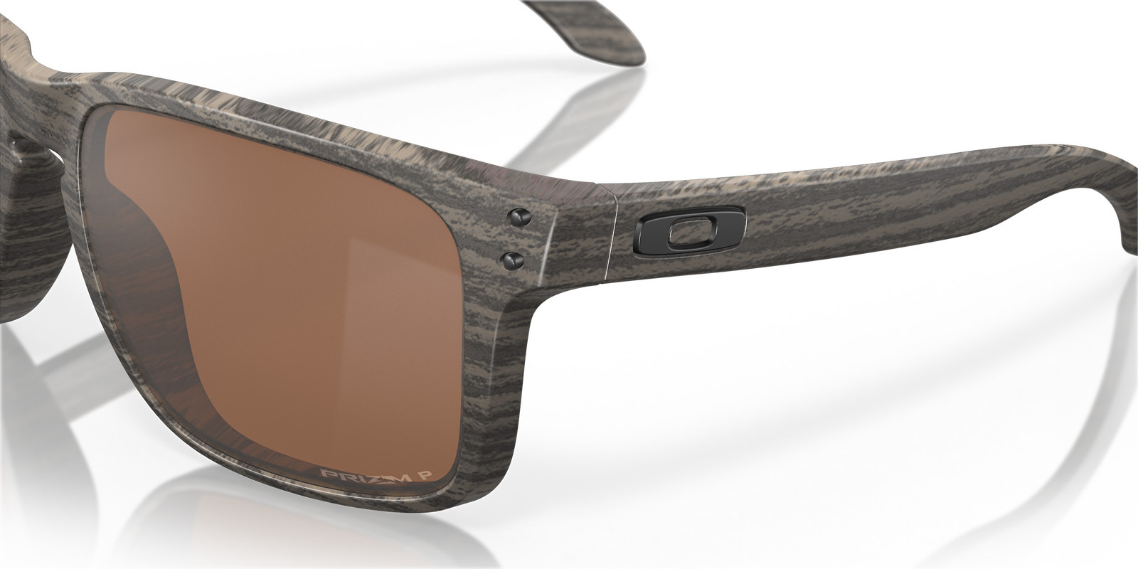 Oakley Holbrook XL Woodgrain/Prizm Tungsten Polarized 59 mm Sunglasses