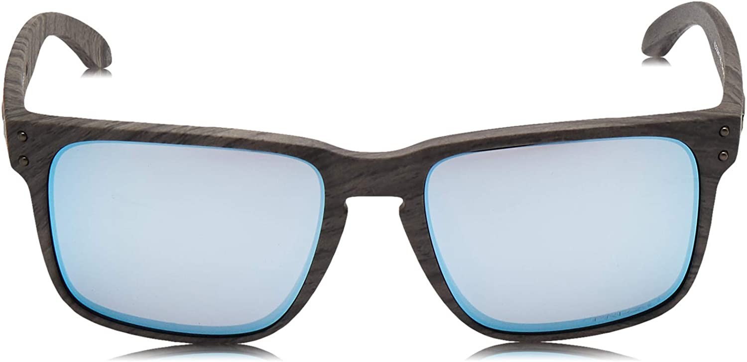 Oakley 0Oo9417 Holbrook Xl Square Sunglasses – Woodgrain / Prizm Deep H2O
