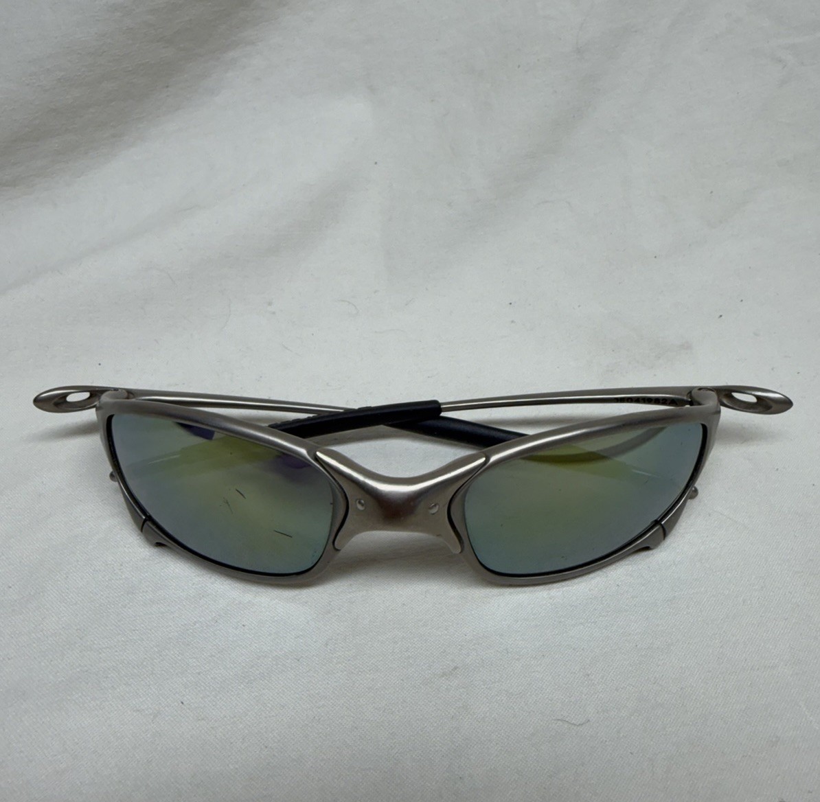 Vintage Oakley Juliet X Metal Plasma Ice Iridium Sunglasses JE041982A USA 2004