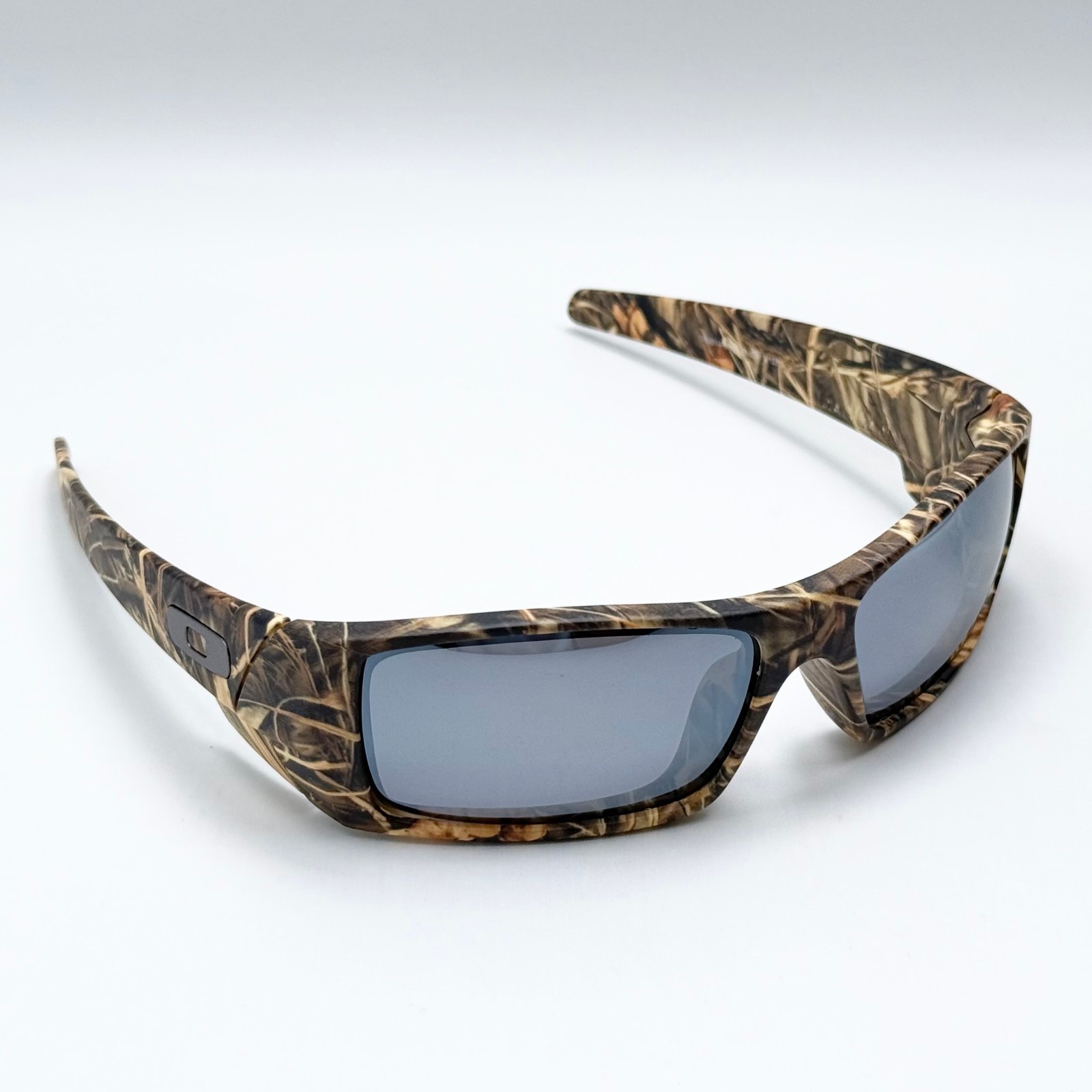 Oakley Gascan Polarized Sunglasses OO9014 Woodgrain Frame Grey Polarized Lens