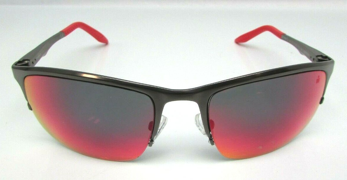 Foster Grant IronMan IM 2112 Gun Red Mirrored Sunglasses !00% UV See Description
