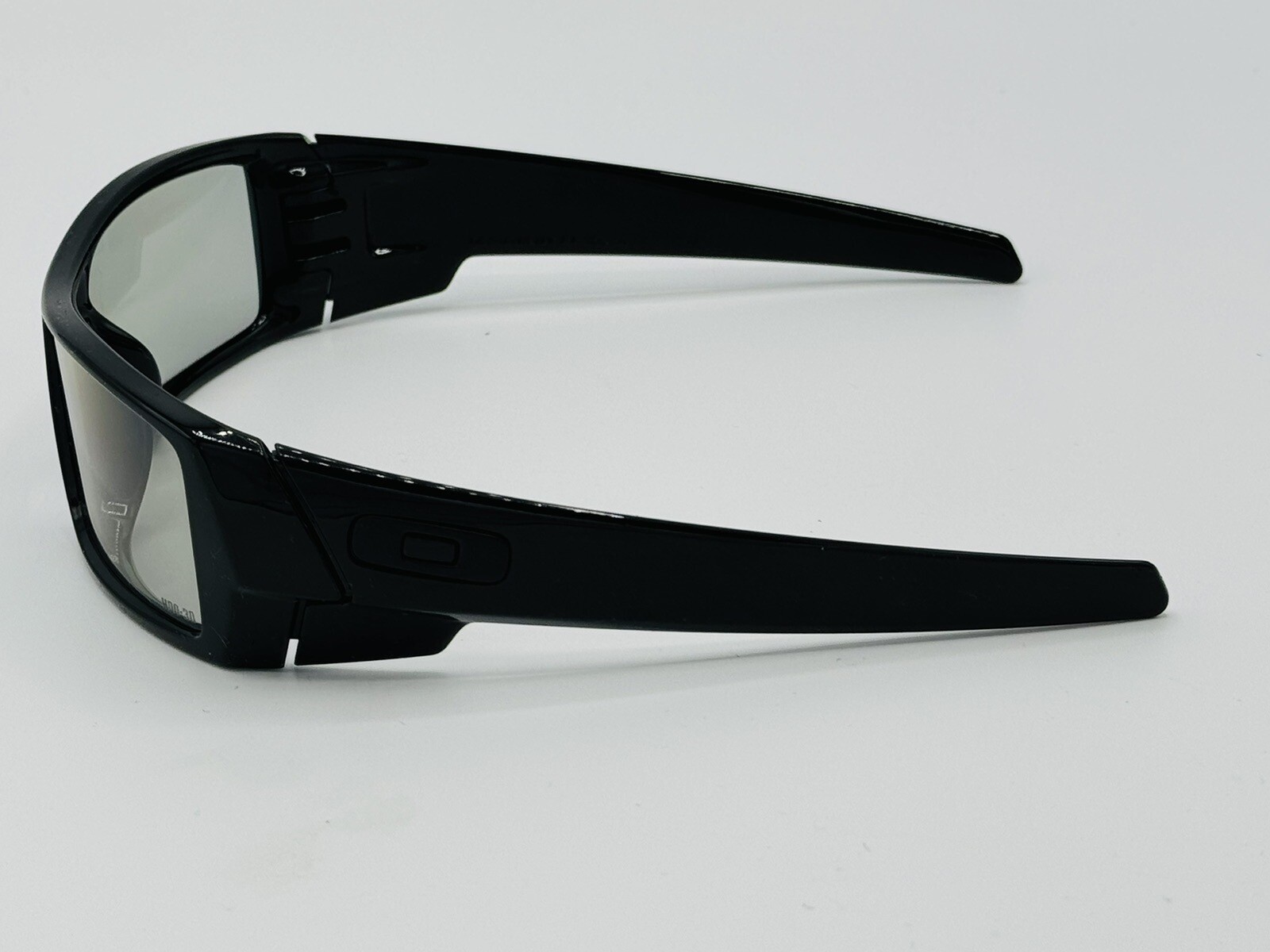 NEW OAKLEY GASCAN SUNGLASSES 3X- W/ HDO – 3D LENS POLISHED BLACK FRAME BLACK