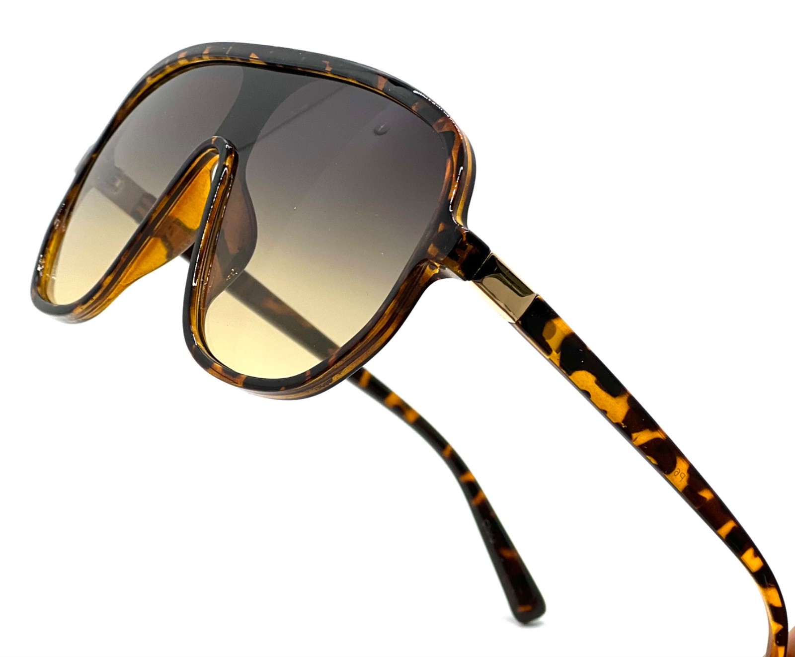 Men Guy Dude Square Sunglasses Shades 100% UV Protection Fashion Flat Black Lens