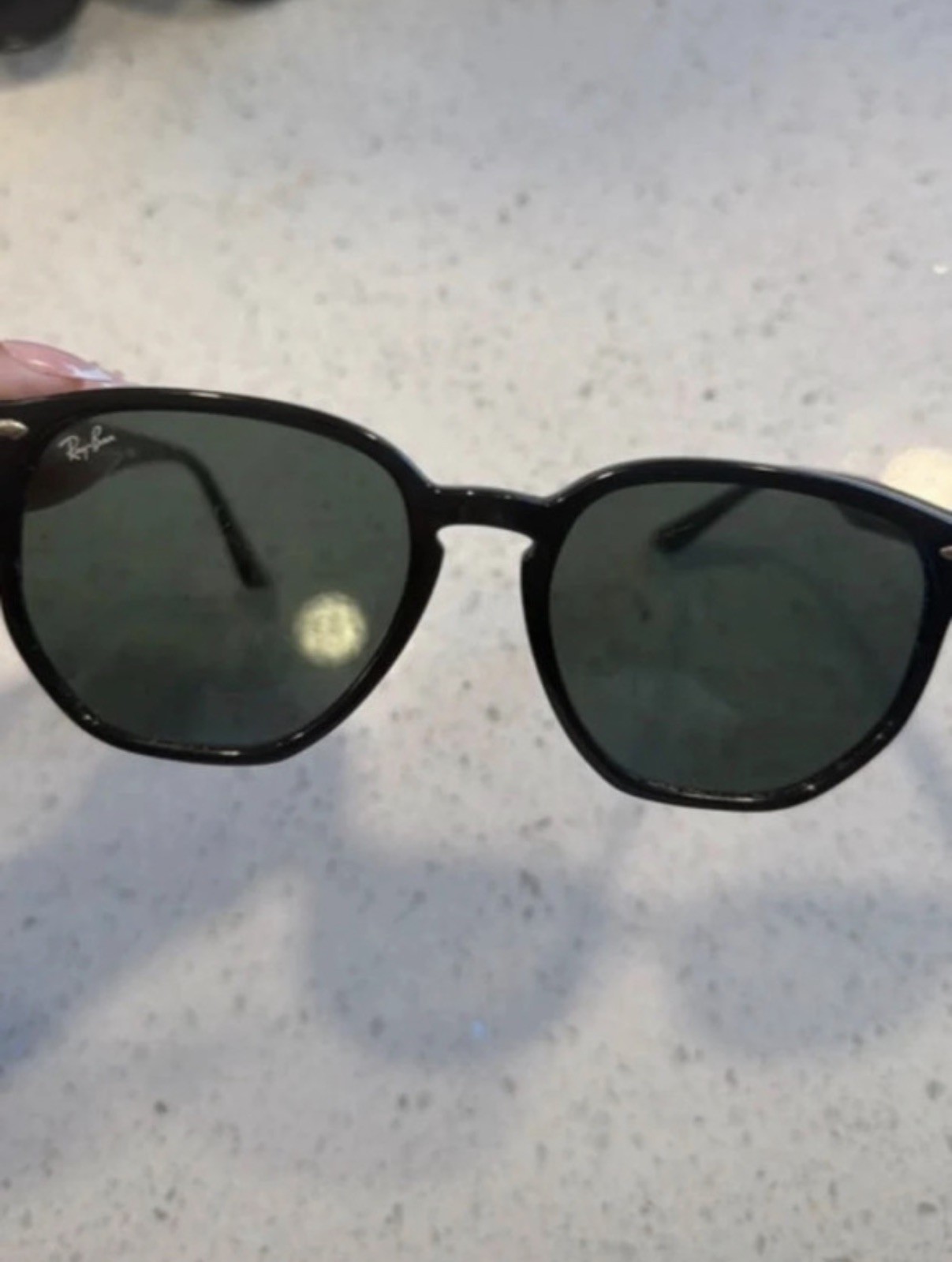 NEW Ray-Ban RB4306 601/71 Polished Black/Dark G-15 Green Sunglasses 54mm
