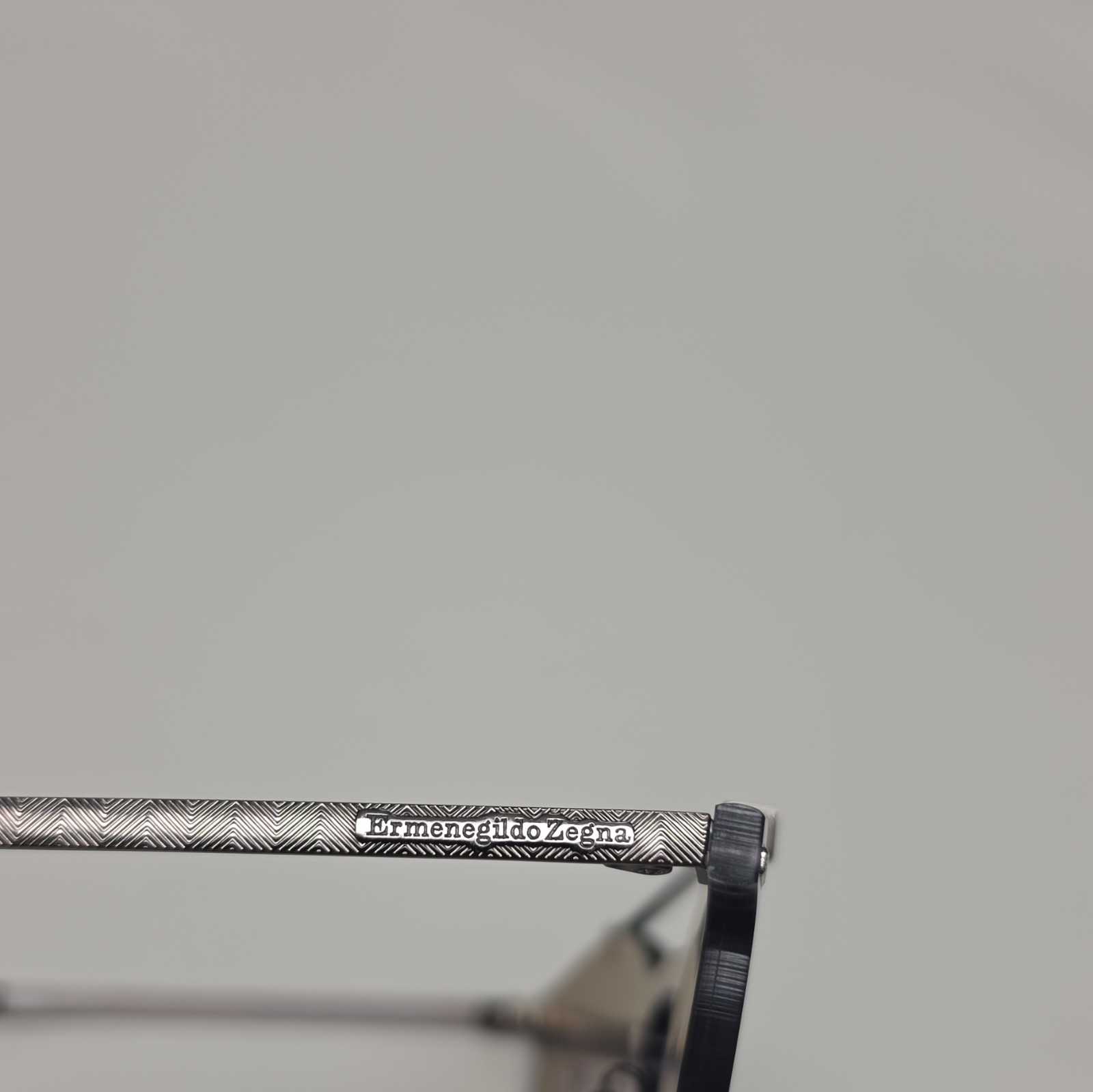 Ermenegildo Zegna EZ0069 20C Shield Semi-Rimless Blue Mirror