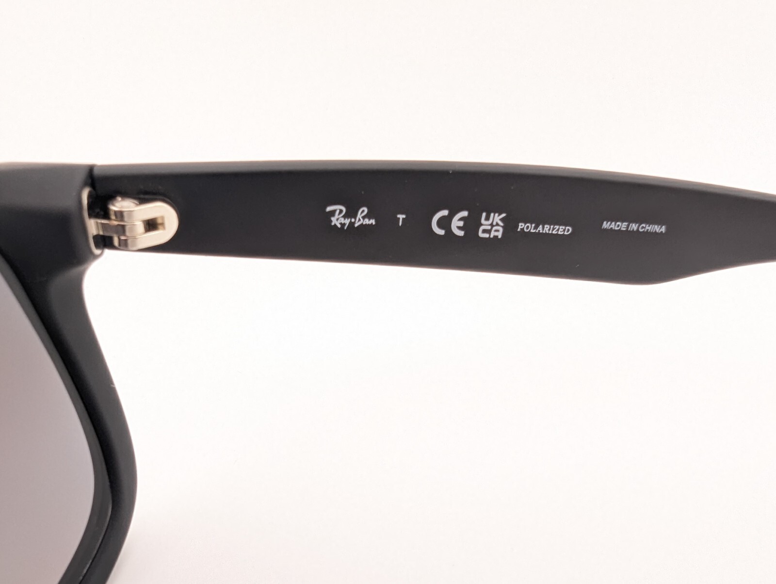 Ray-Ban Sunglasses, RB 4165 622/T3 3P Justin Matte Black Polarized, 54-16-145