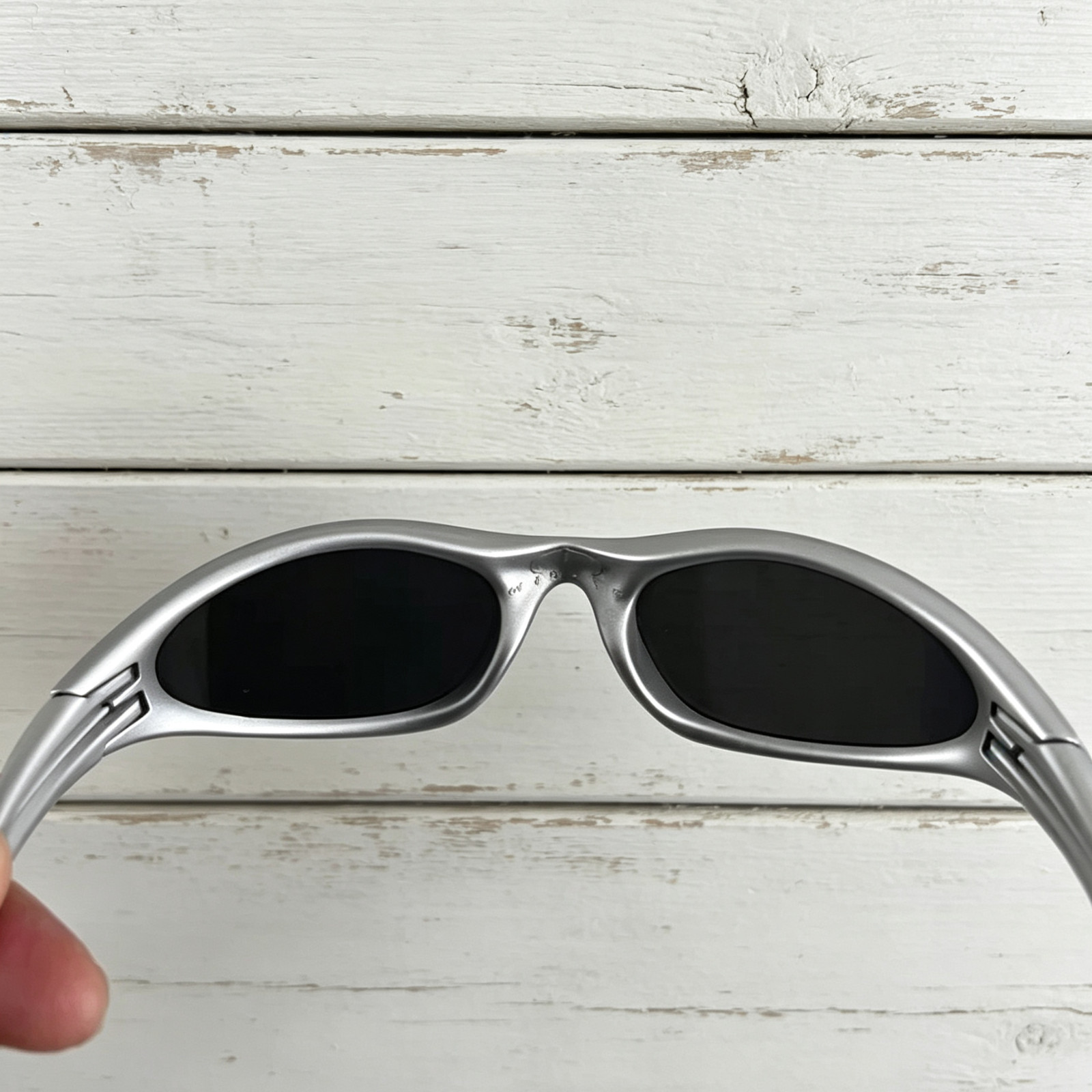 Oakley Minute Gen1 Minute1.0 Sunglasses Sliver Frame Black Lenses