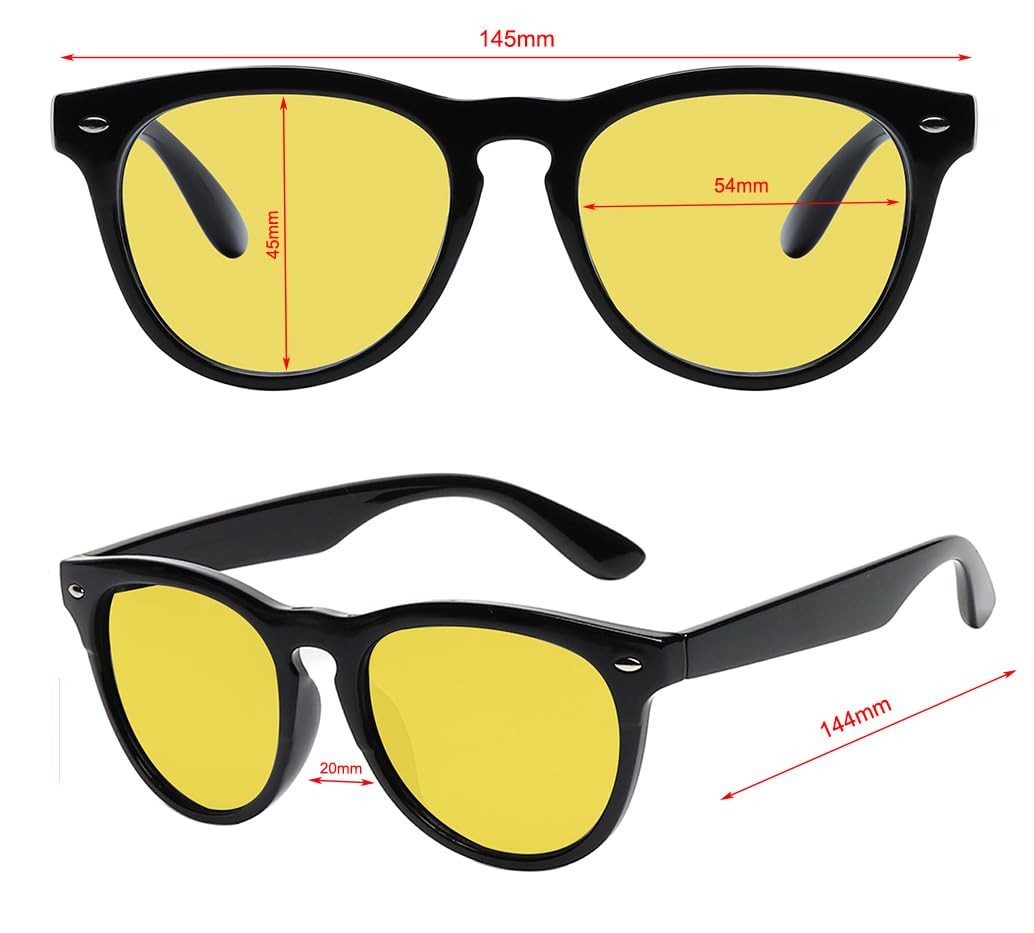Night Vision Driving Glasses Anti Glare Polarized Night Yellow Driving