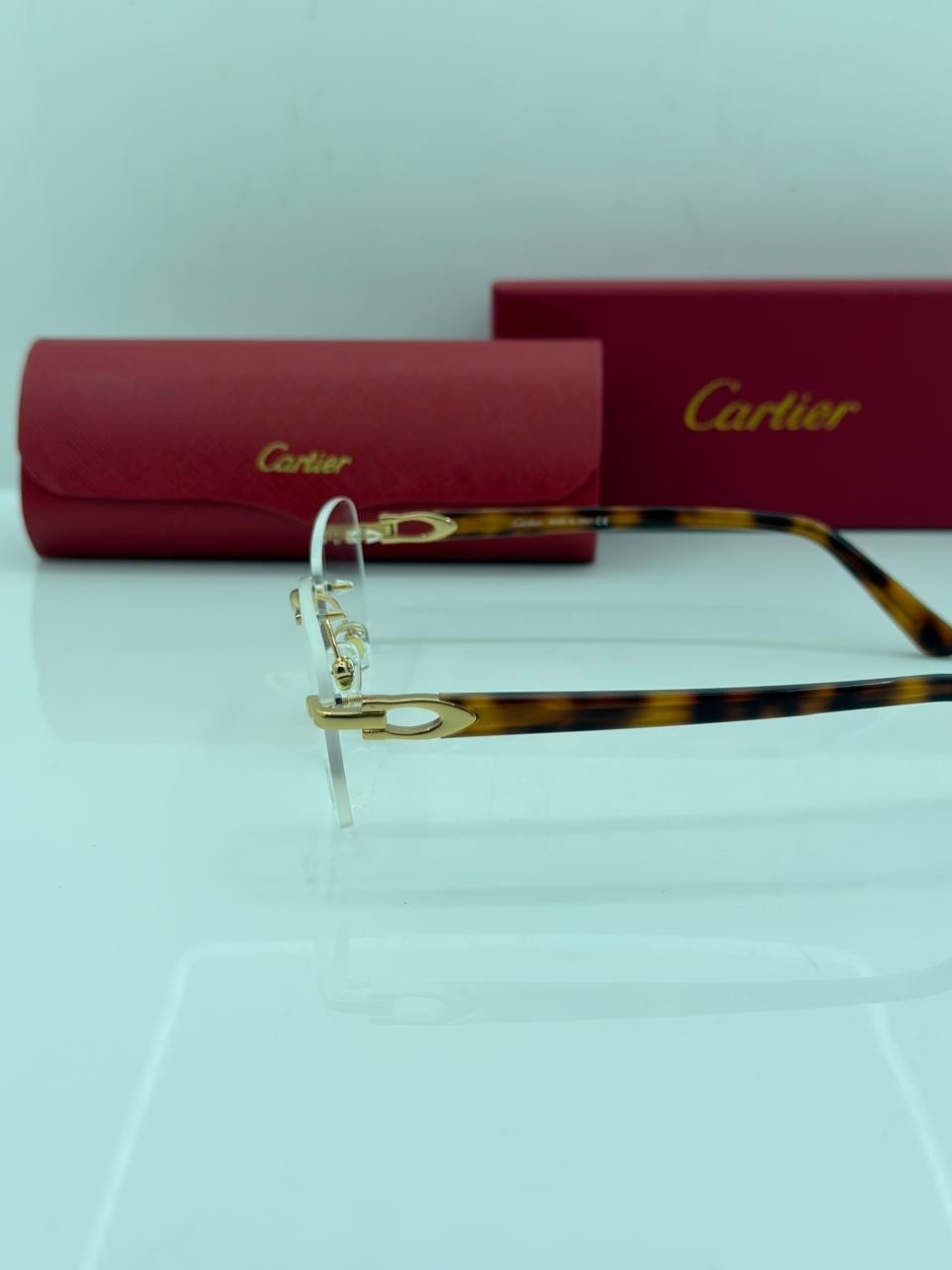 Big C CT2870 Gold/Havana Buffalo Horn Car tier Glasses|US Stock|No Import Fees|