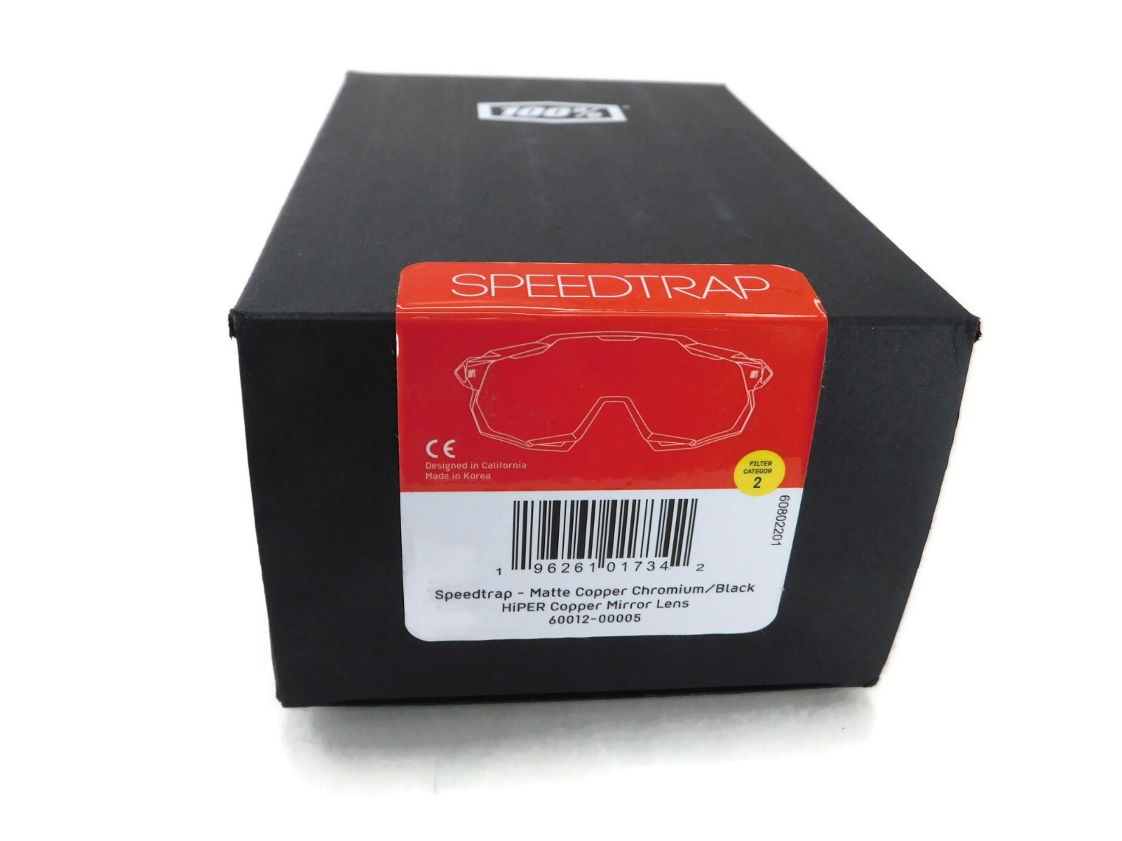New 100% SPEEDTRAP Sunglasses | Matte Copper Chromium / HiPER Copper Mirror Lens