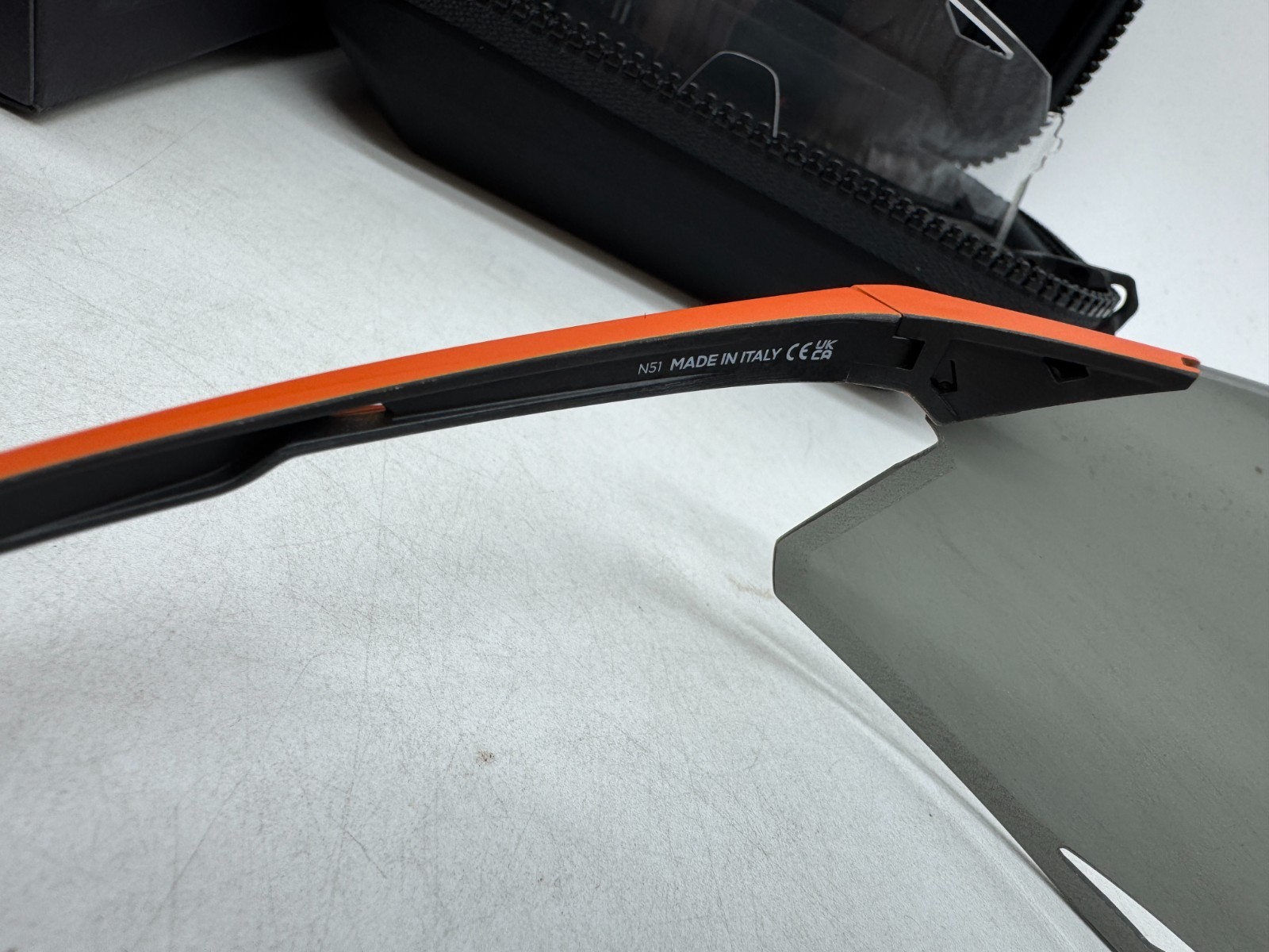 100% Hypercraft Sport Performance Frameless Sunglasses Matte Oxfire Smoke Lens