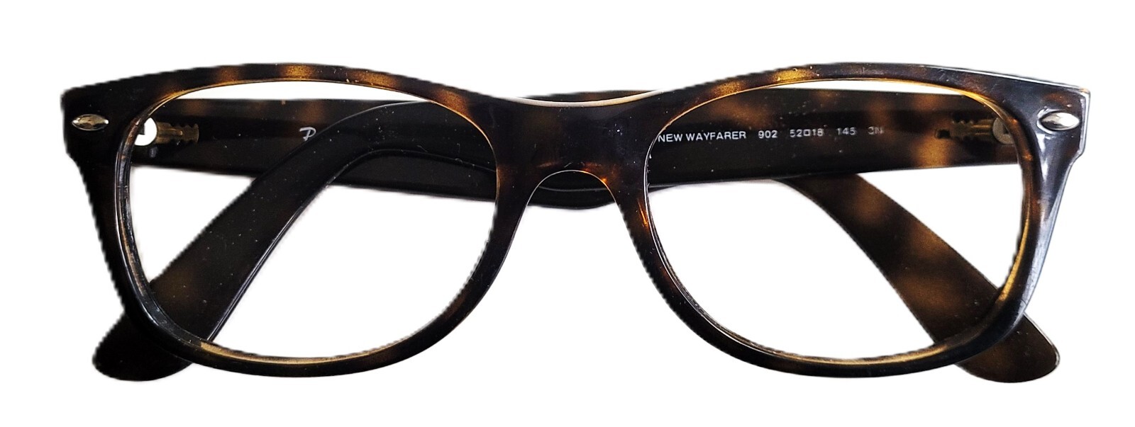 RAY-BAN EYEGLASSES FRAME RB2132 902 NEW WAYFARER 55-18-145 WITH CASE