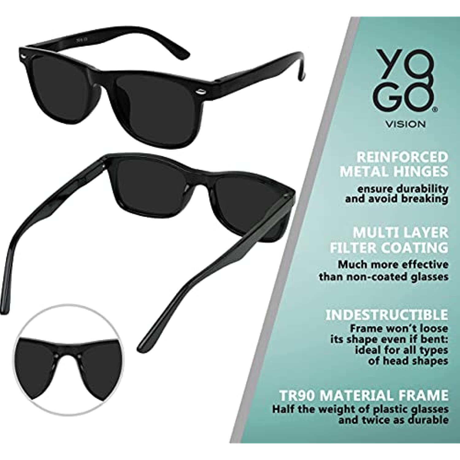 Kids Sunglasses Polarized Rubber Flexible Frame Sunglasses for Kids Boys Girls