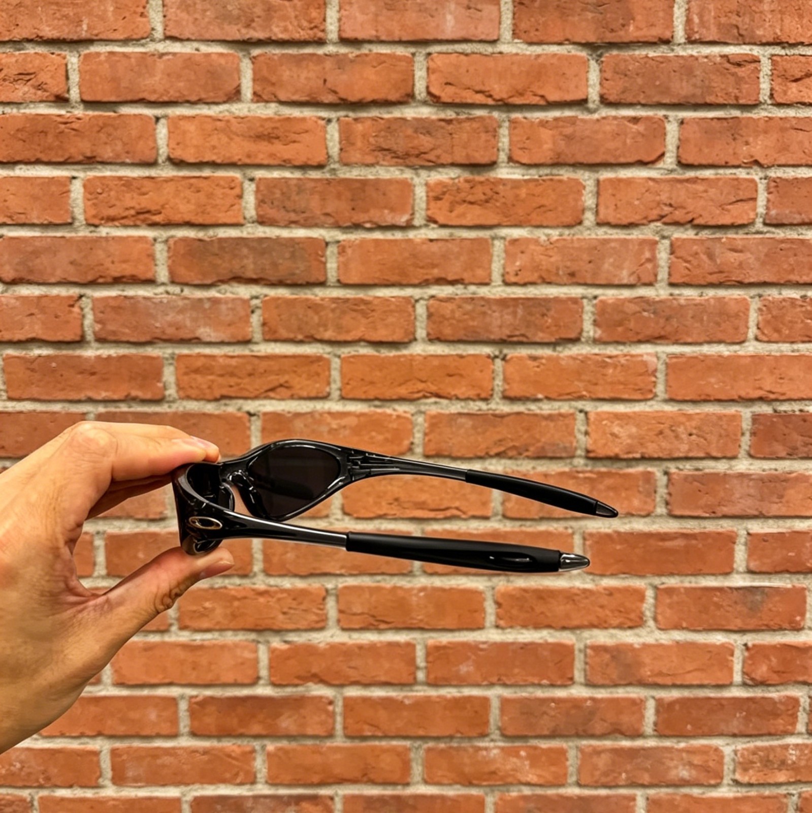Retro Oakley Minute Gen1 Minute1.0 Sunglasses Clear Black Frame Dark Lenses