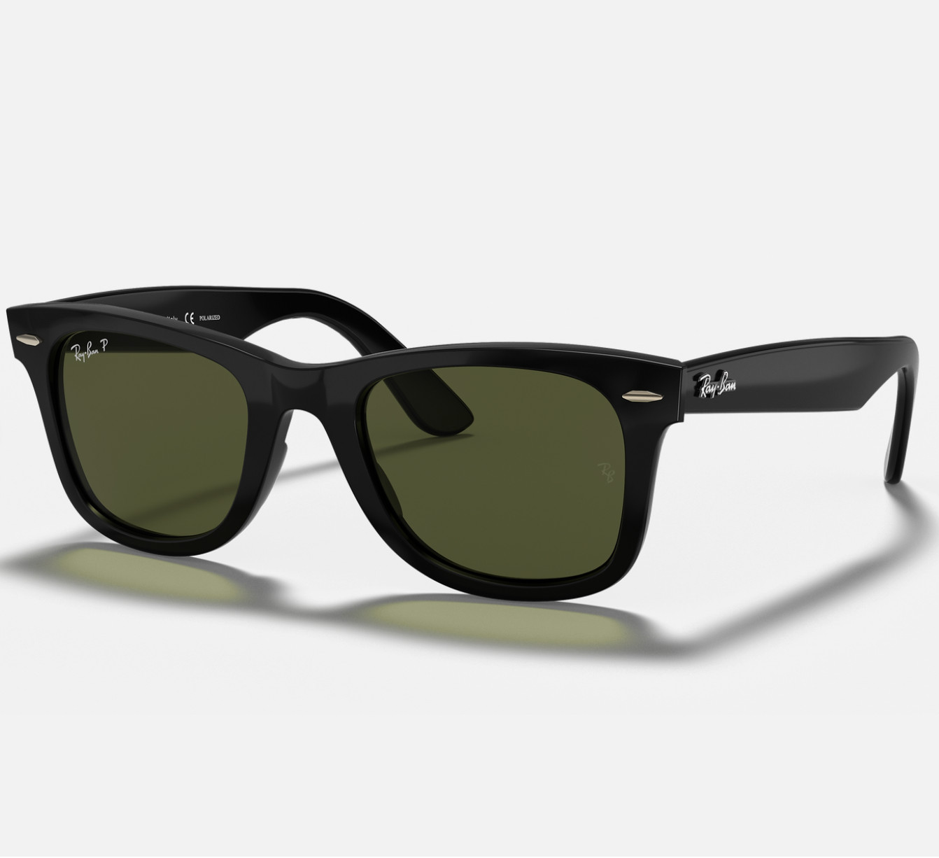 Ray-Ban RB4340 601/58 50mm Wayfarer Ease Black w/ G-15 Green Polarized