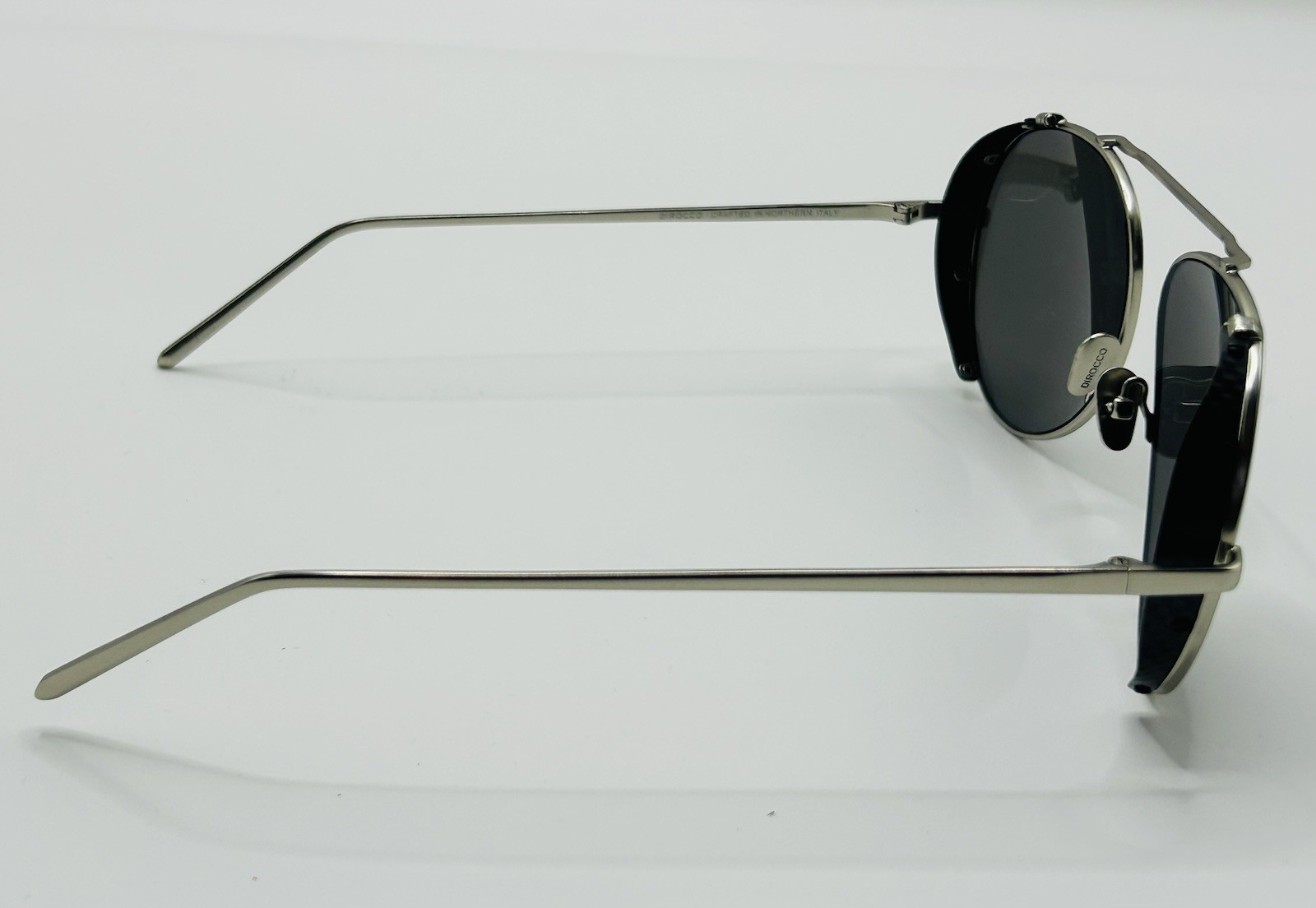 DIROCCO Silverstone Penmann Aviator Sunglasses Titanium Carbon Italy RARE