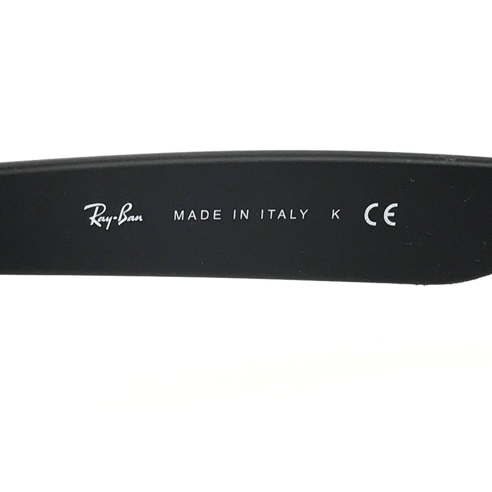 Ray-Ban Sunglasses RB2132 NEW WAYFARER 622/30 Matte Black w/ Silver Flash 55 mm