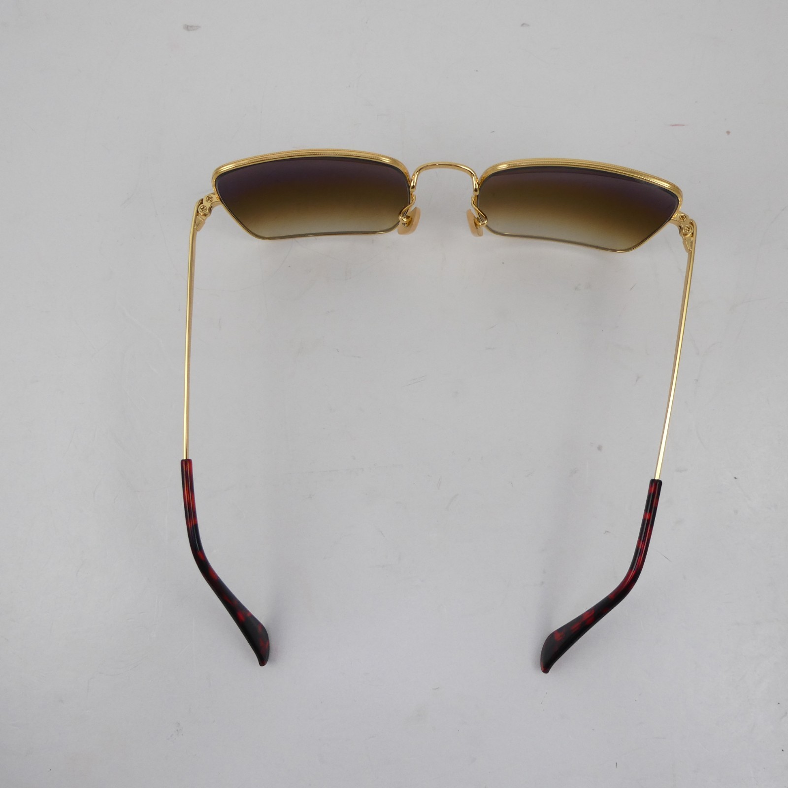 Ray-Ban Unisex RB1971 Square 9147/51 Gold/Brown Gradient Sunglasses 54-19-145