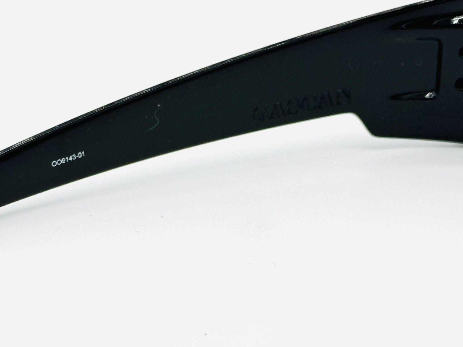 NEW OAKLEY GASCAN SUNGLASSES 3X- W/ HDO – 3D LENS POLISHED BLACK FRAME BLACK
