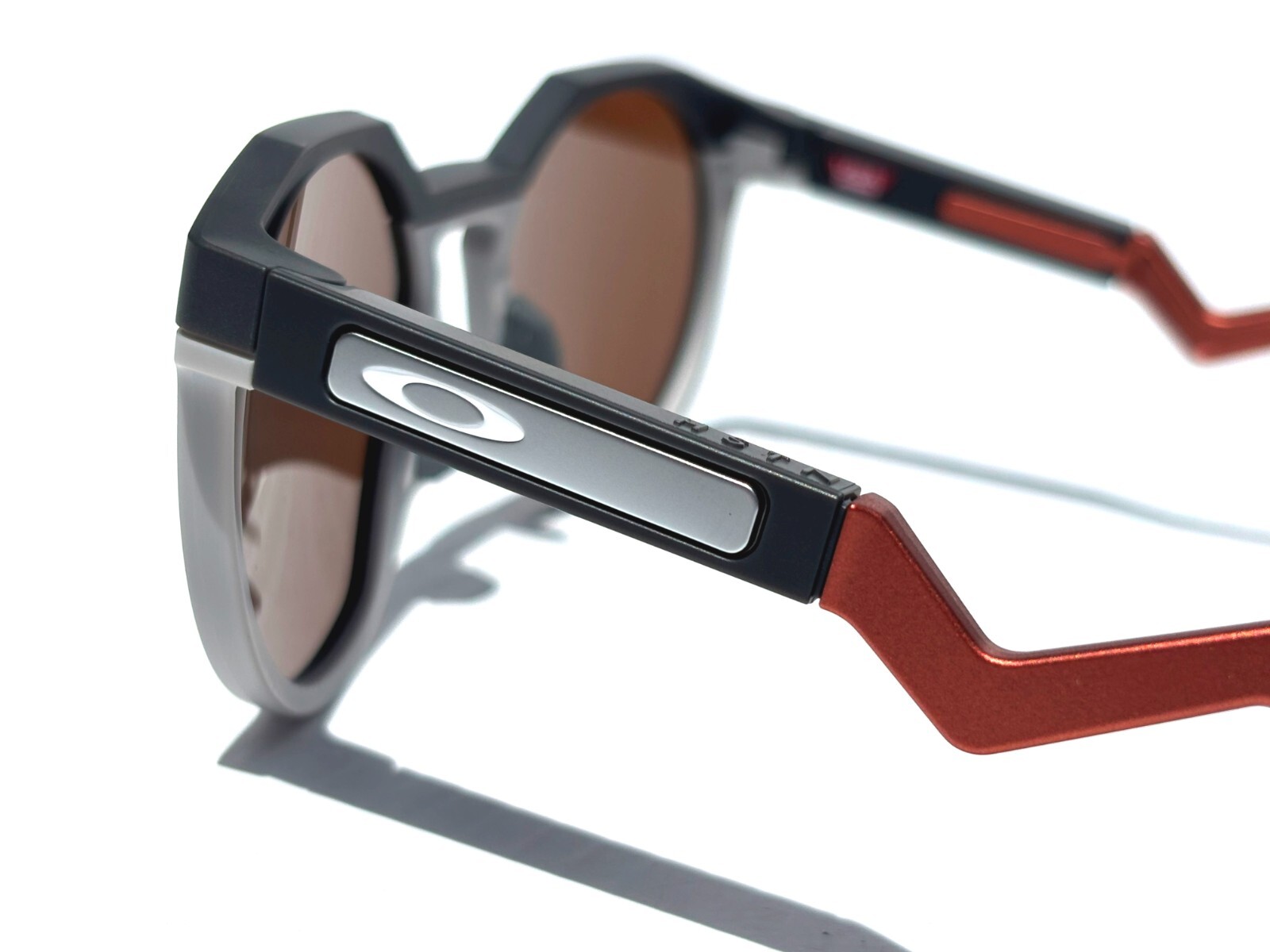 NEW Oakley HSTN Matte Carbon PRIZM Tungsten Brown Lens Sunglass 9242-06