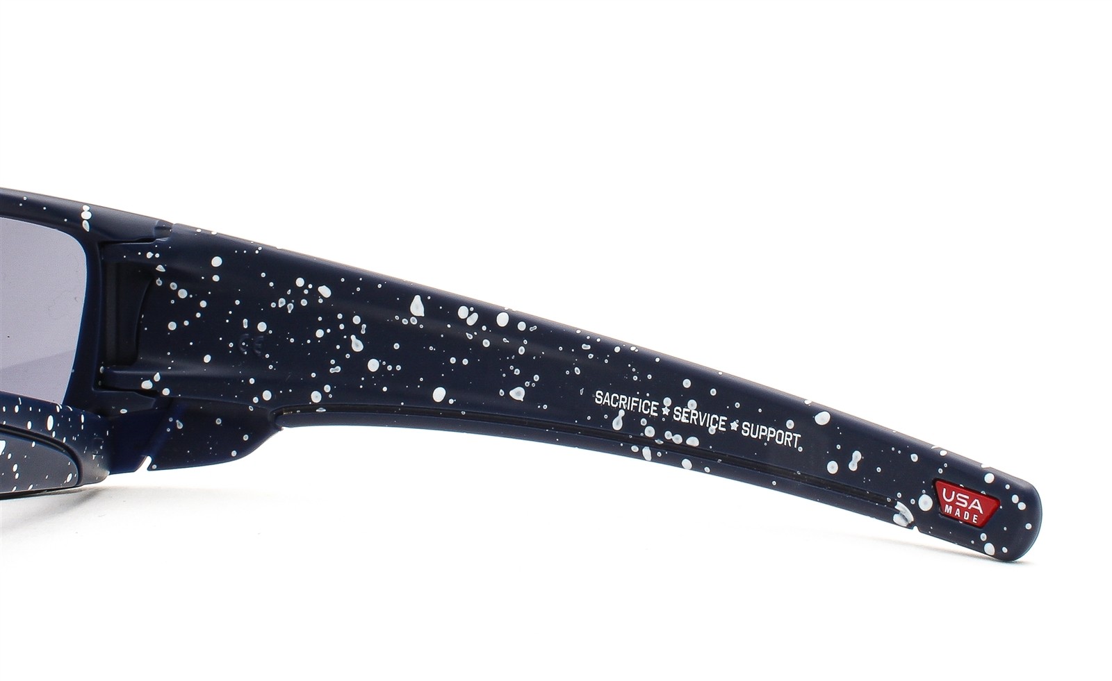 Oakley Fuel Cell Sunglasses Navy Splatter Prizm Gray USA Flag OO9096-M760