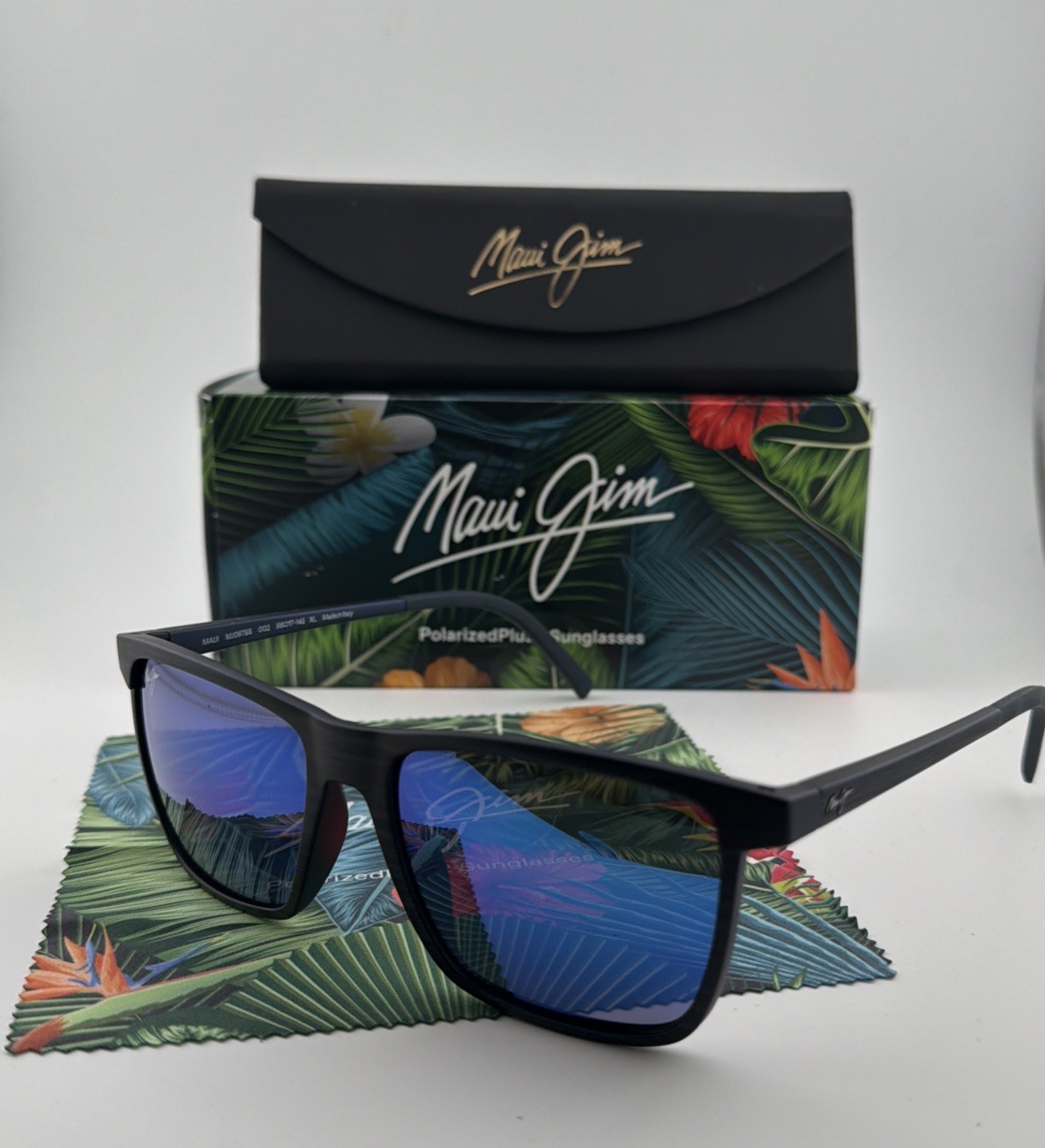 DEFECTIVE Maui Jim Mens One Way 56mm Blue Polarized Sunglasses MJ0875S00 G3D