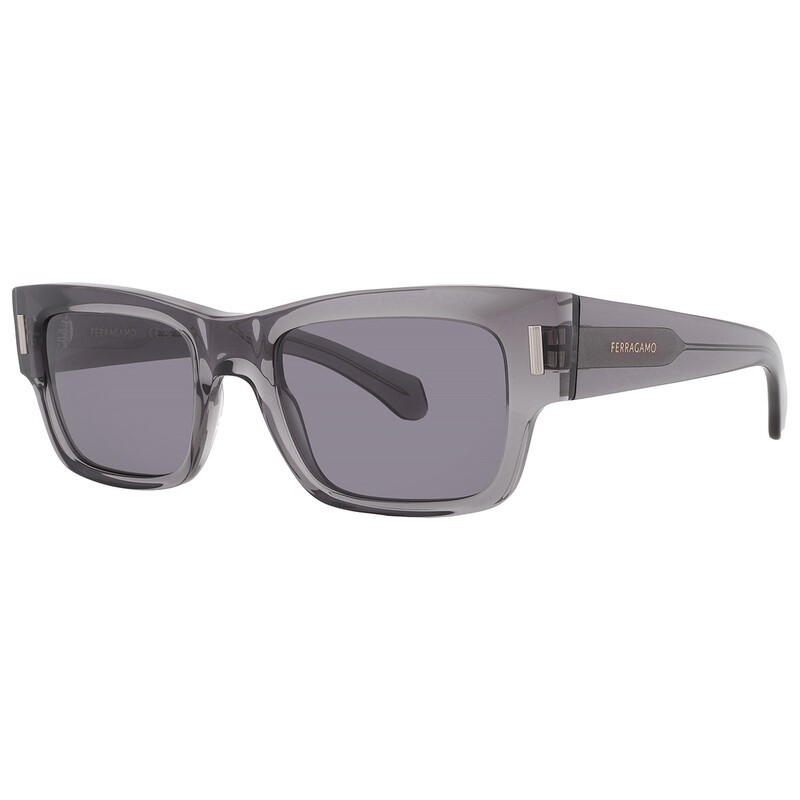 NEW Salvatore Ferragamo SF2011S 020 Crystal Grey Sunglasses with Grey Lenses
