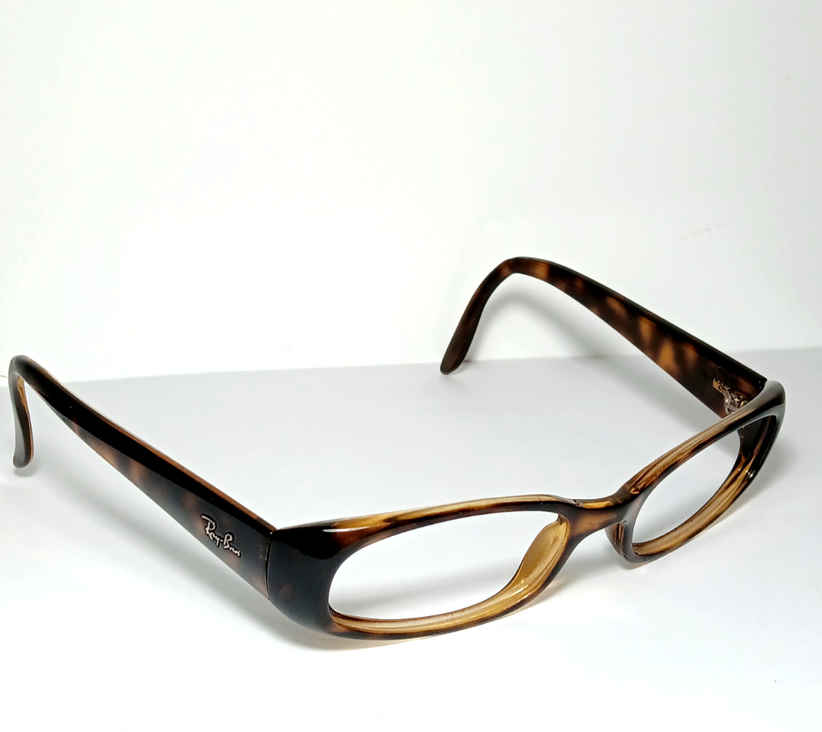 Ray-Ban Made In Italy Tortoise Pattern Sunglasses (Frames Only No Lenses)