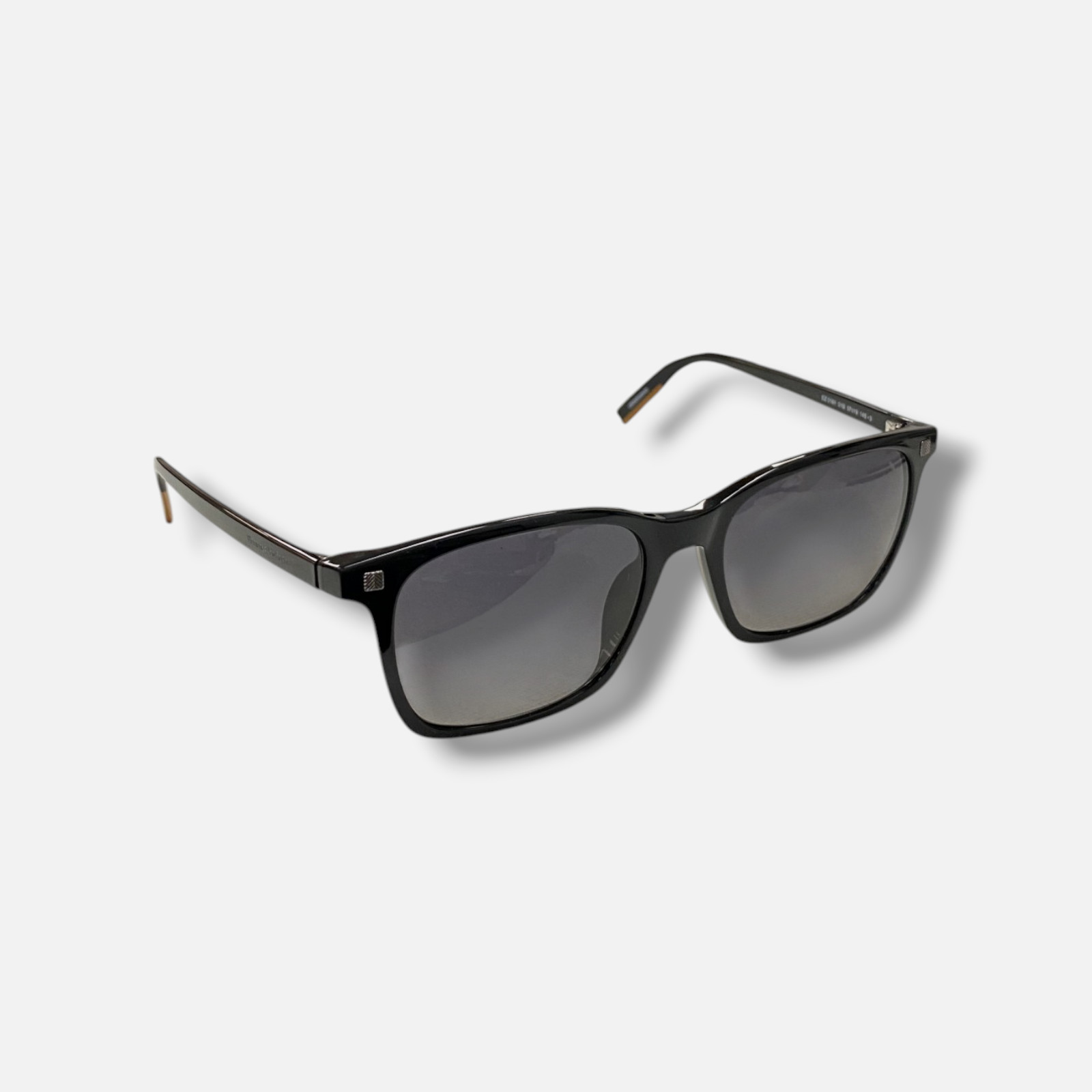 Ermenegildo Zegna EZ0181 Men Black Rectangular Sunglasses 57-19-145
