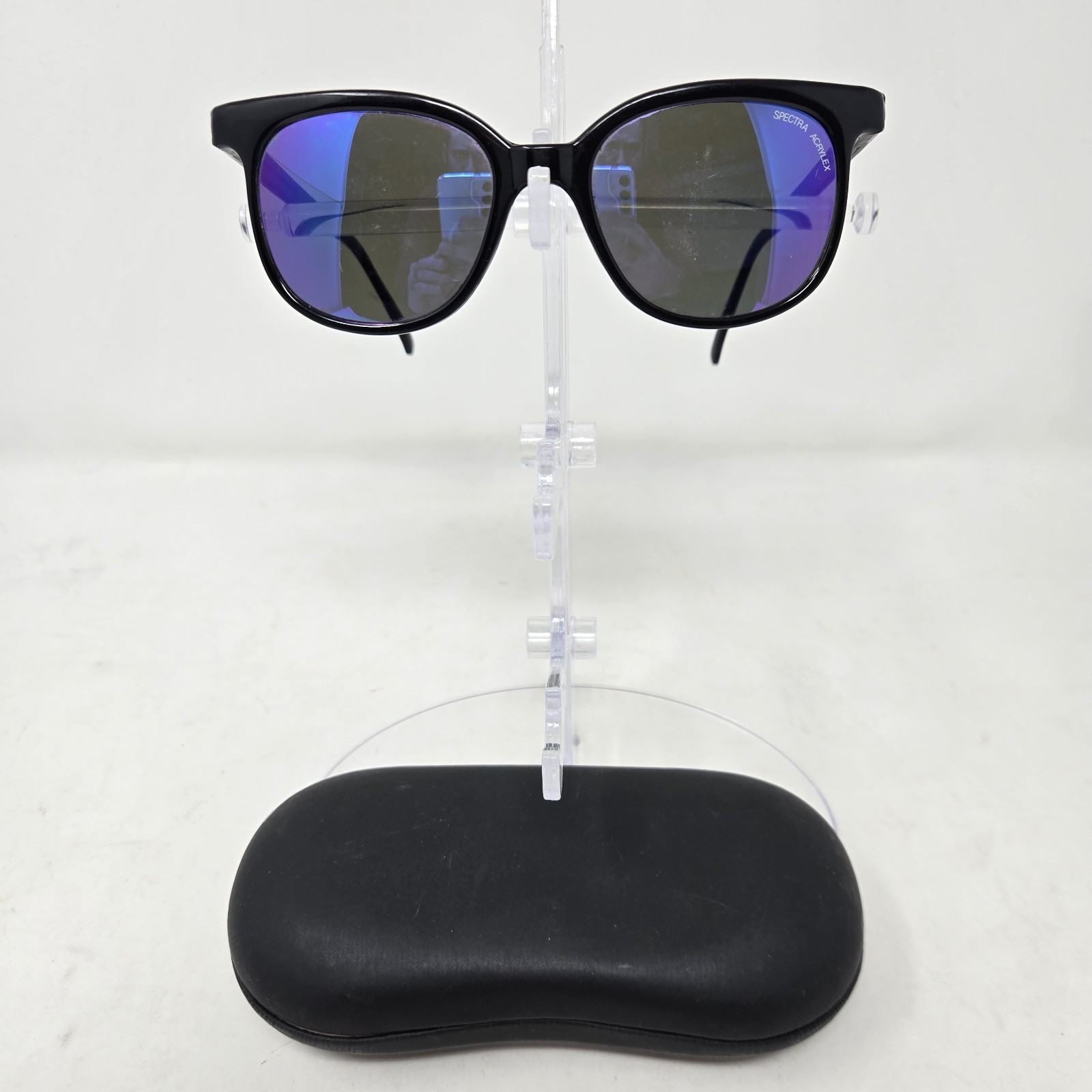Bolle Acrylex Vintage Rare 396 D Cat eye Sunglasses Nylon Made in France