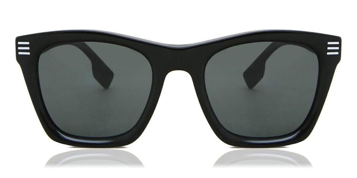 BURBERRY Cooper BE4348 300187 52mm Black Dark Grey Men’s Sunglasses