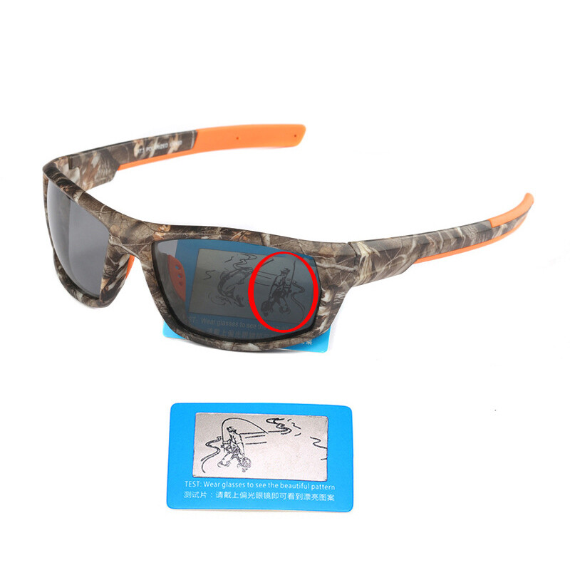 Camouflage Polarized Sunglasses Men Outdoor Sports Fishing Cycling Driving UV400